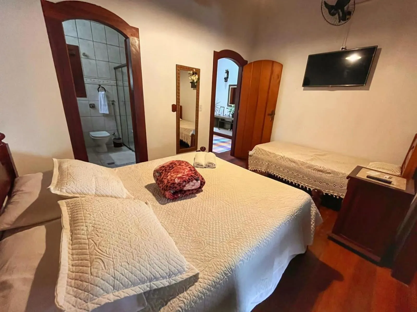 Bedroom, Bed in Casarão Paraty