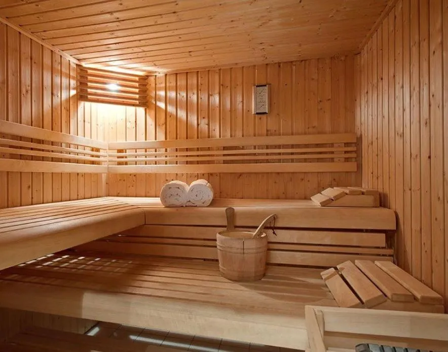 Sauna in Grand Hotel Palazzo Livorno MGallery Collection
