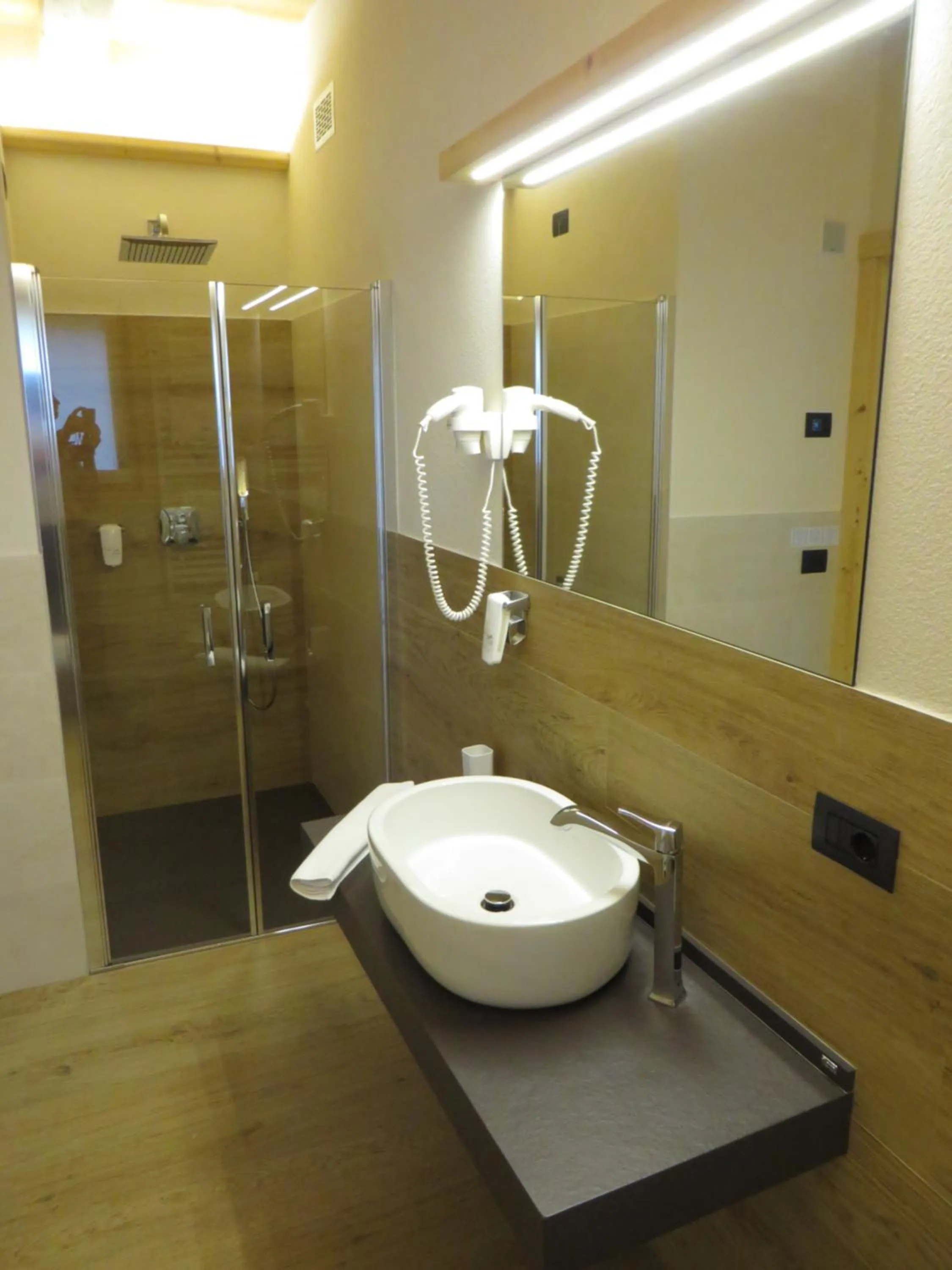 Bathroom in B&B Ecohotel Chalet des Alpes