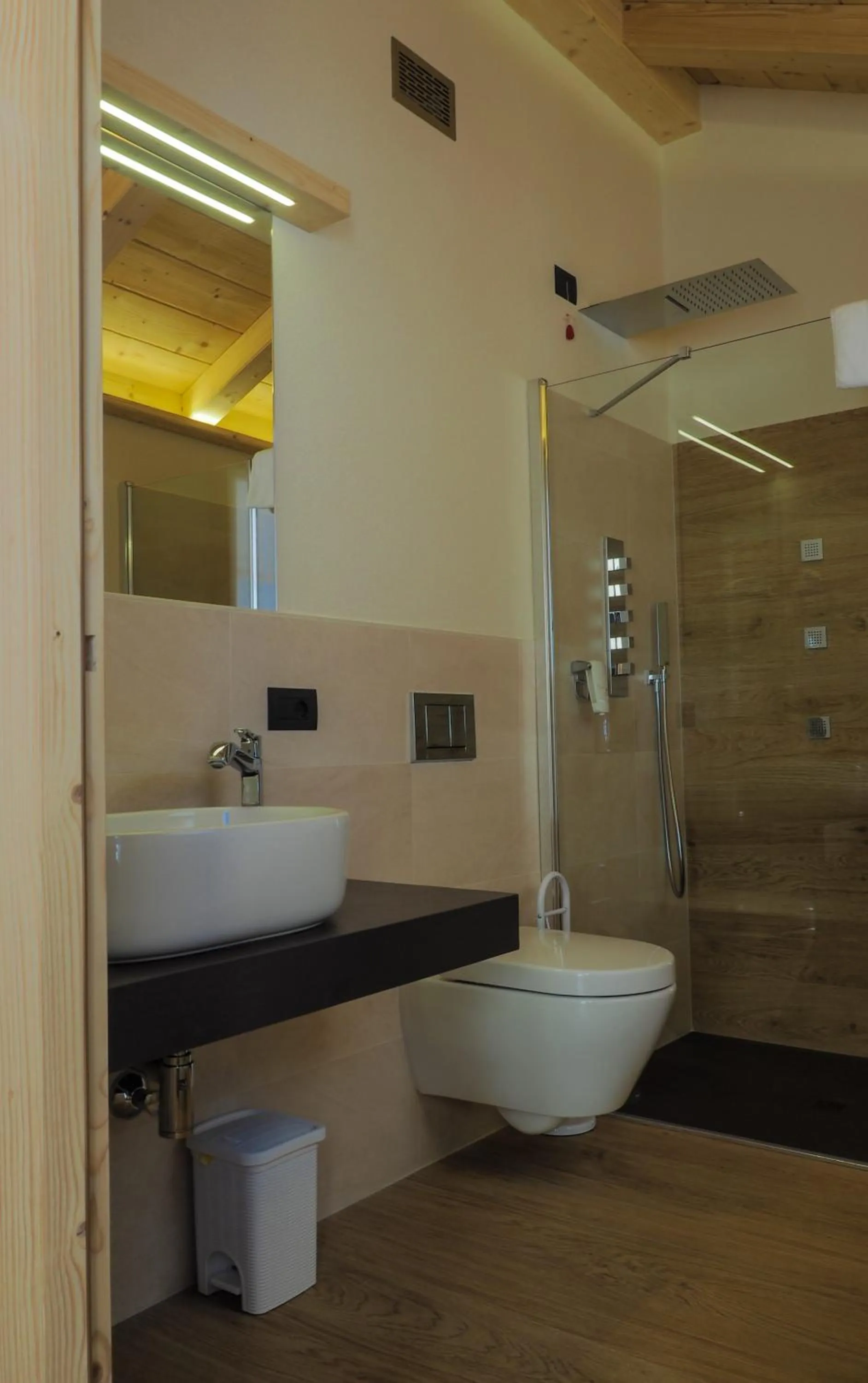 Bathroom in B&B Ecohotel Chalet des Alpes