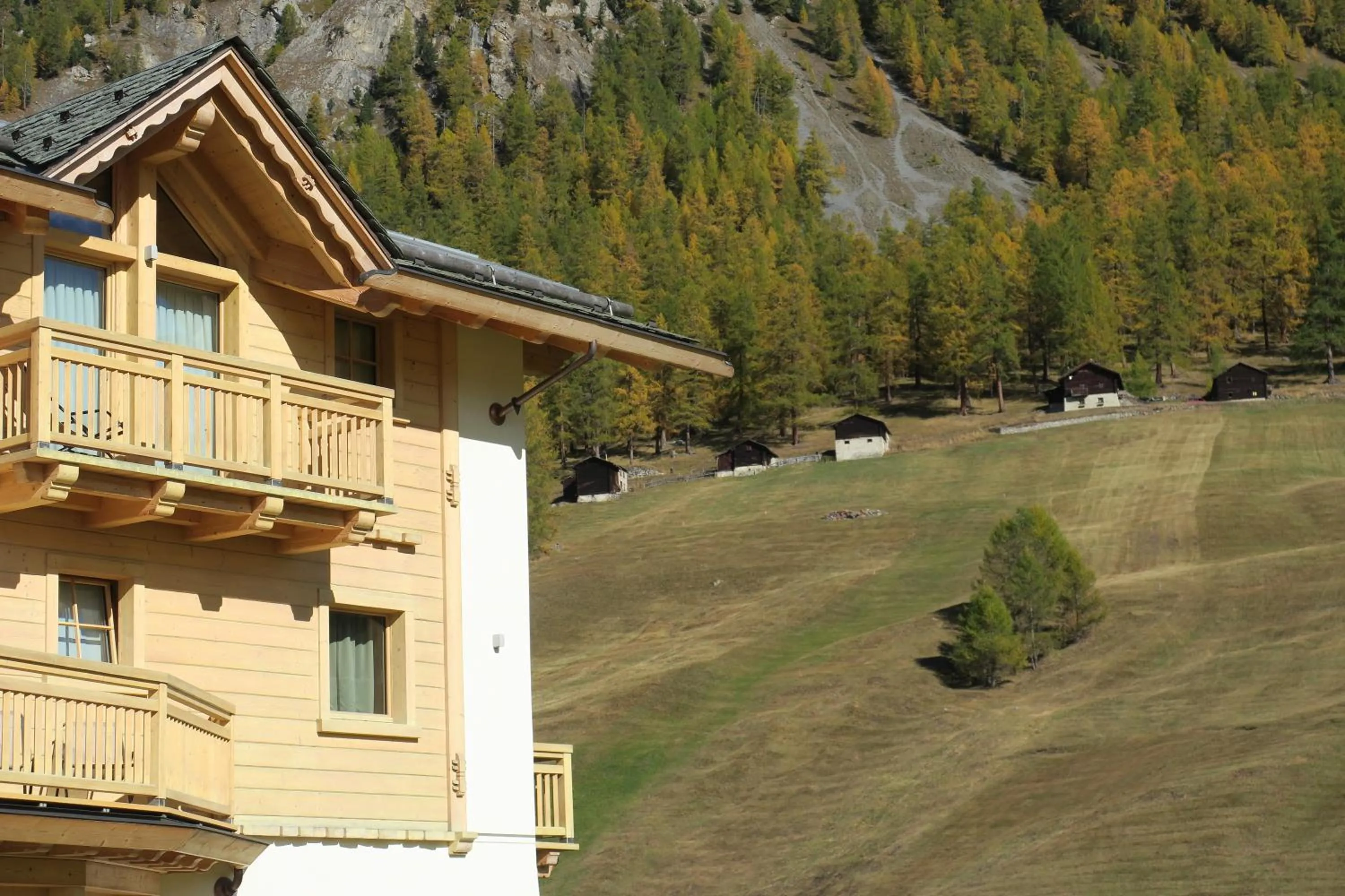 Natural landscape in B&B Ecohotel Chalet des Alpes