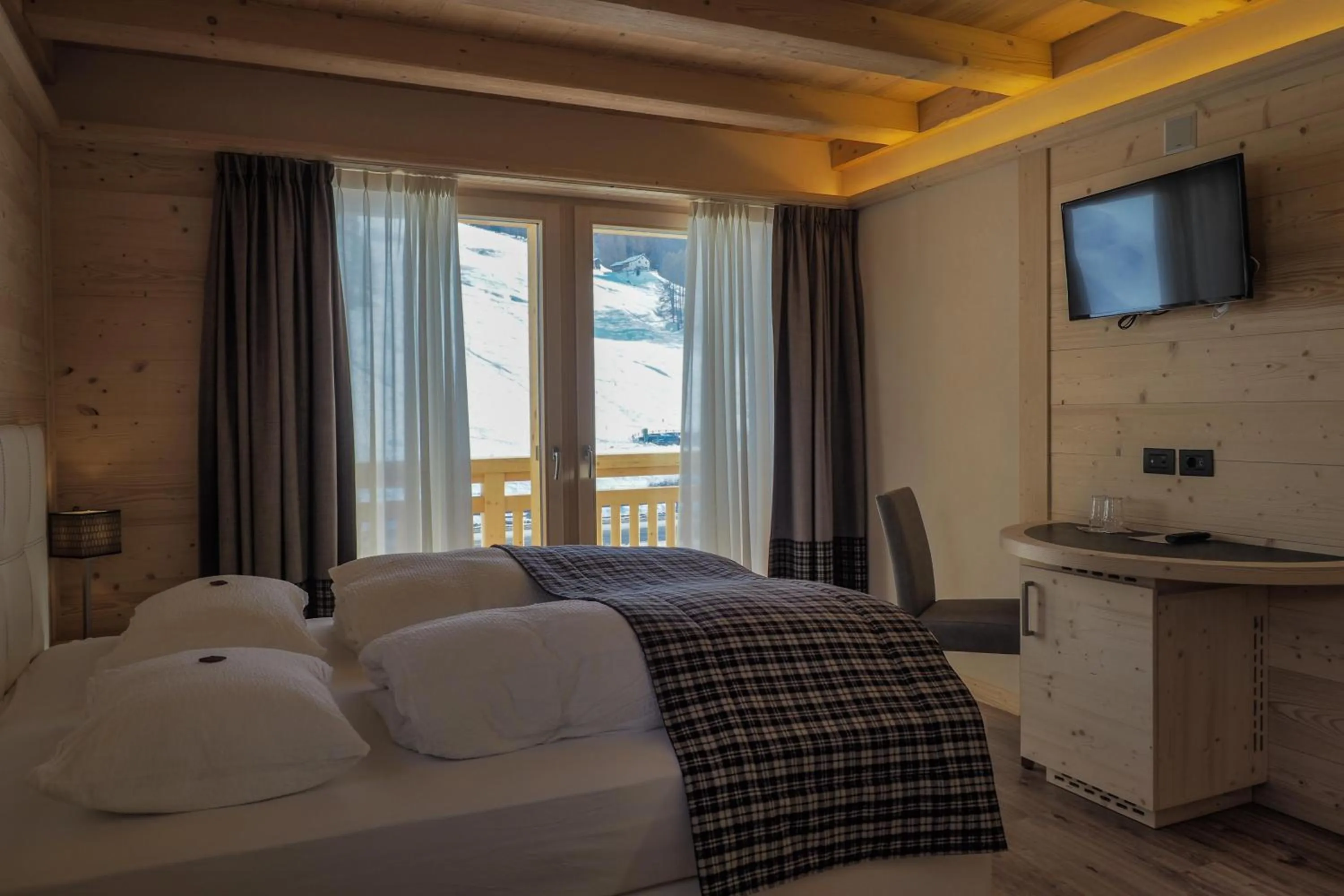 Day, Bed in B&B Ecohotel Chalet des Alpes