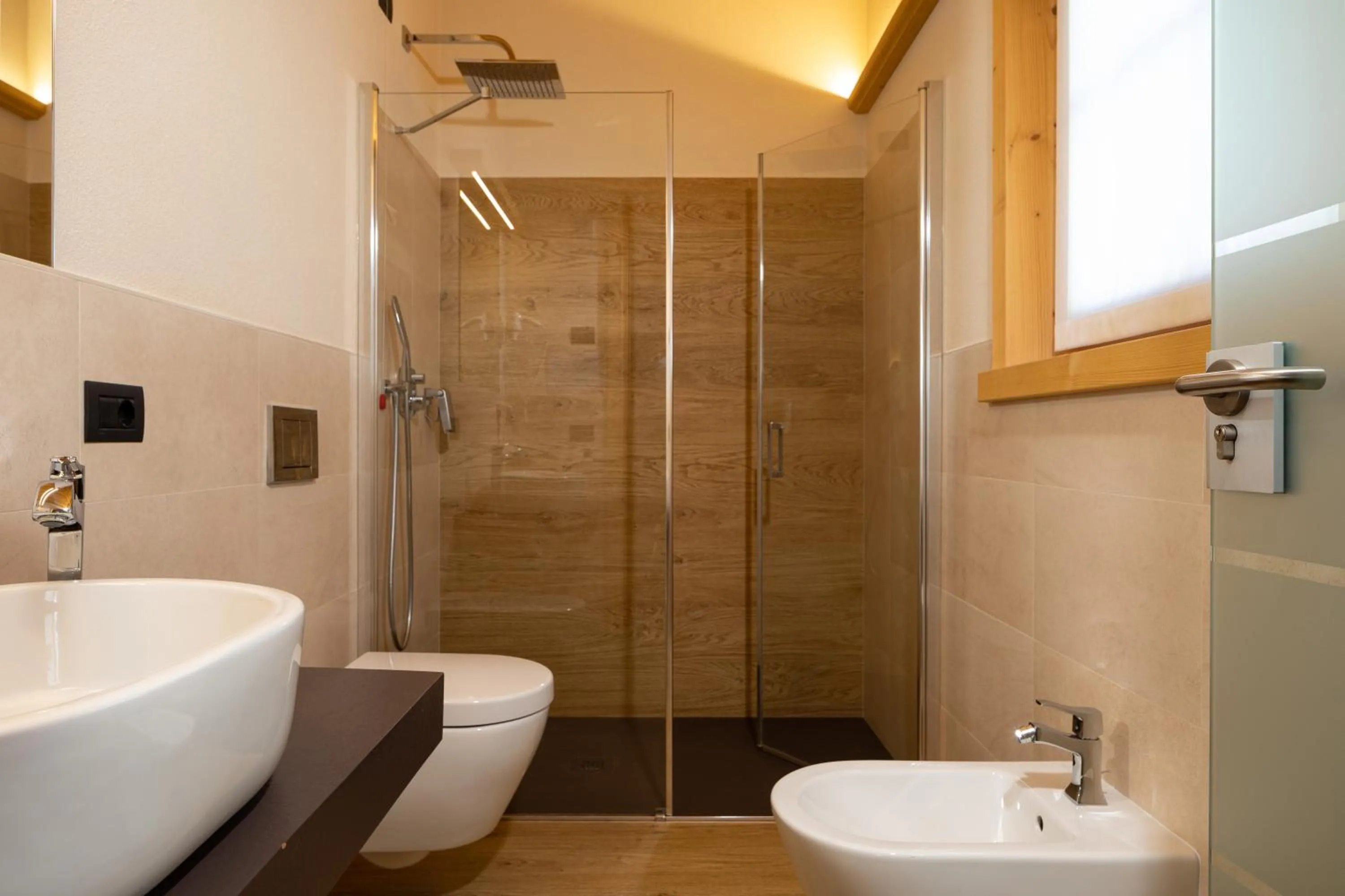 Bathroom in B&B Ecohotel Chalet des Alpes