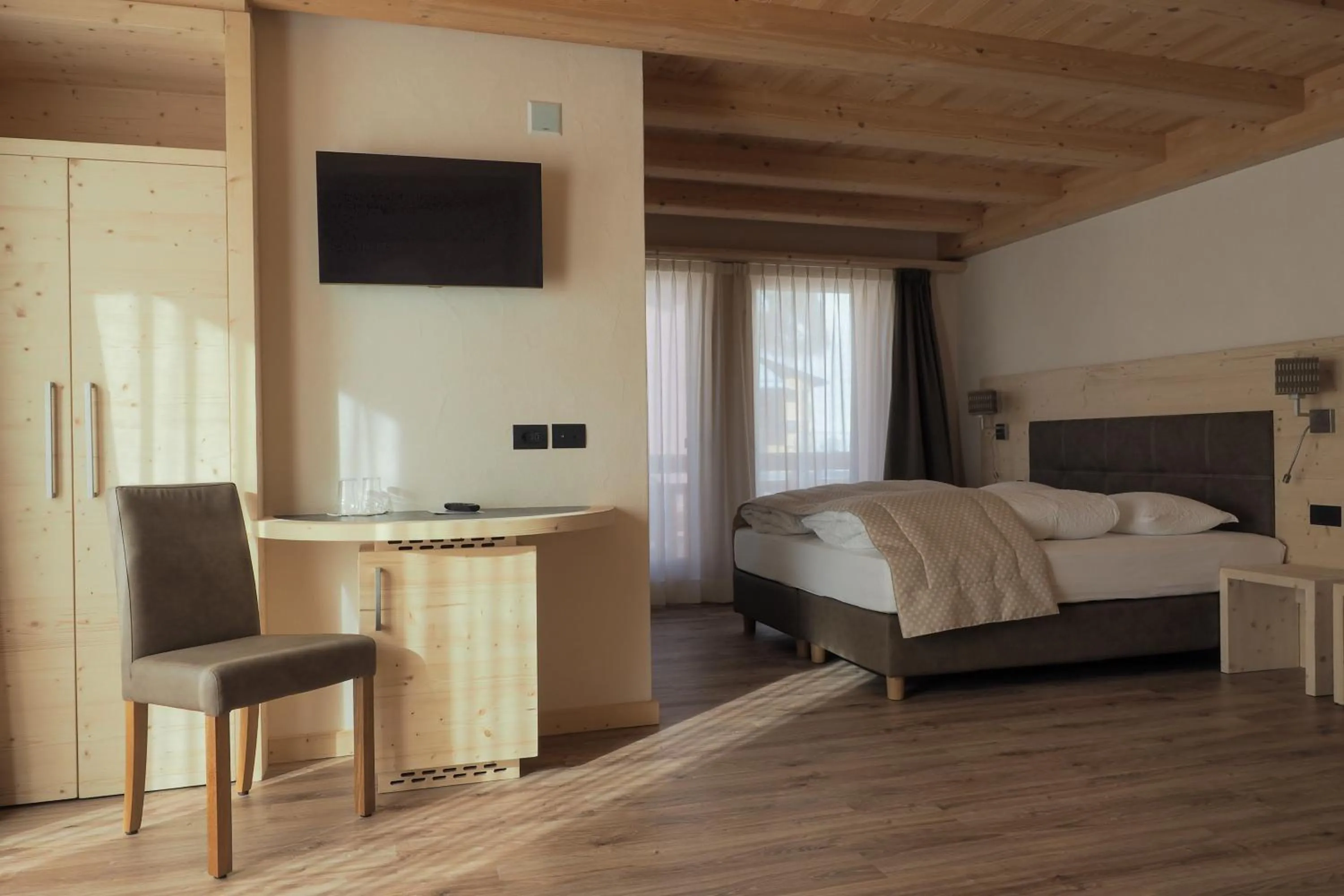 Day, Bed in B&B Ecohotel Chalet des Alpes