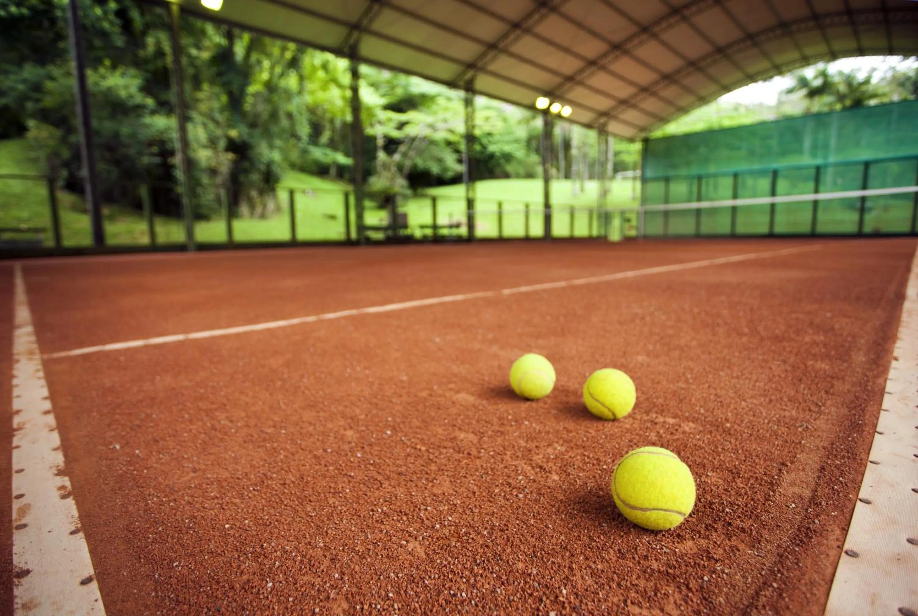 Tennis court in Plaza Caldas da Imperatriz Resort & Spa