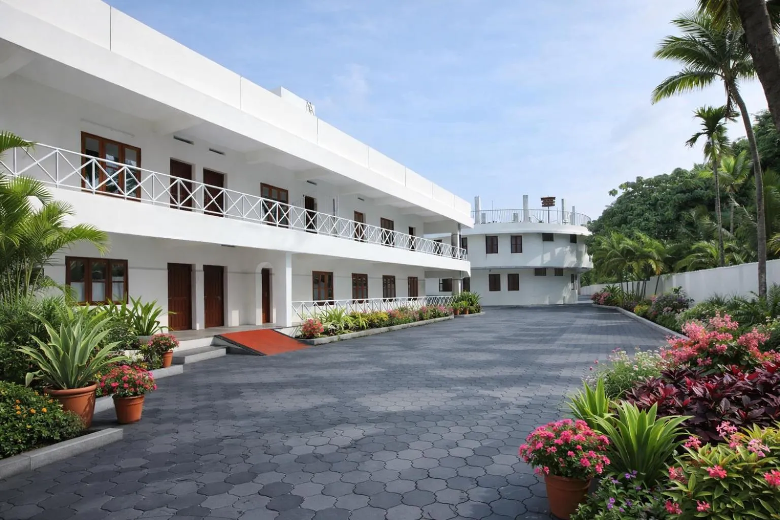 Parking in Hotel Indraprastha varkala