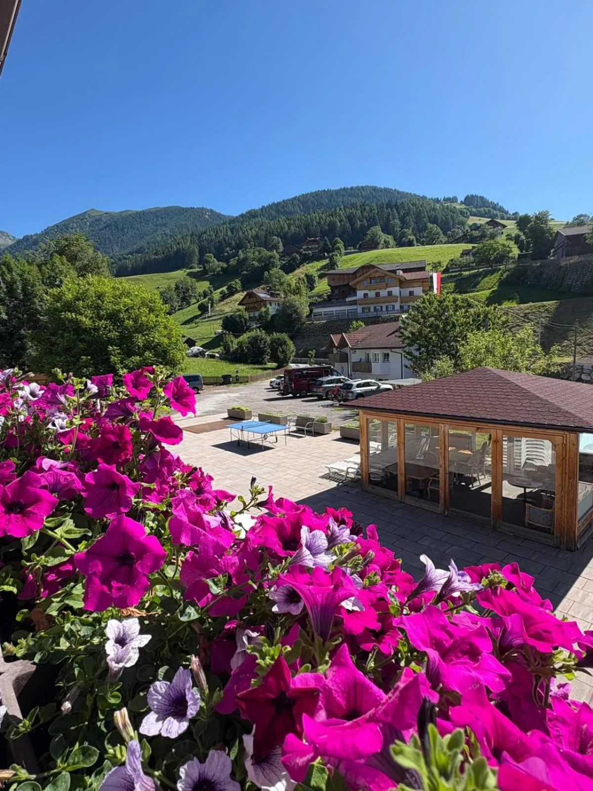 Patio in Pension Wirt am Bach