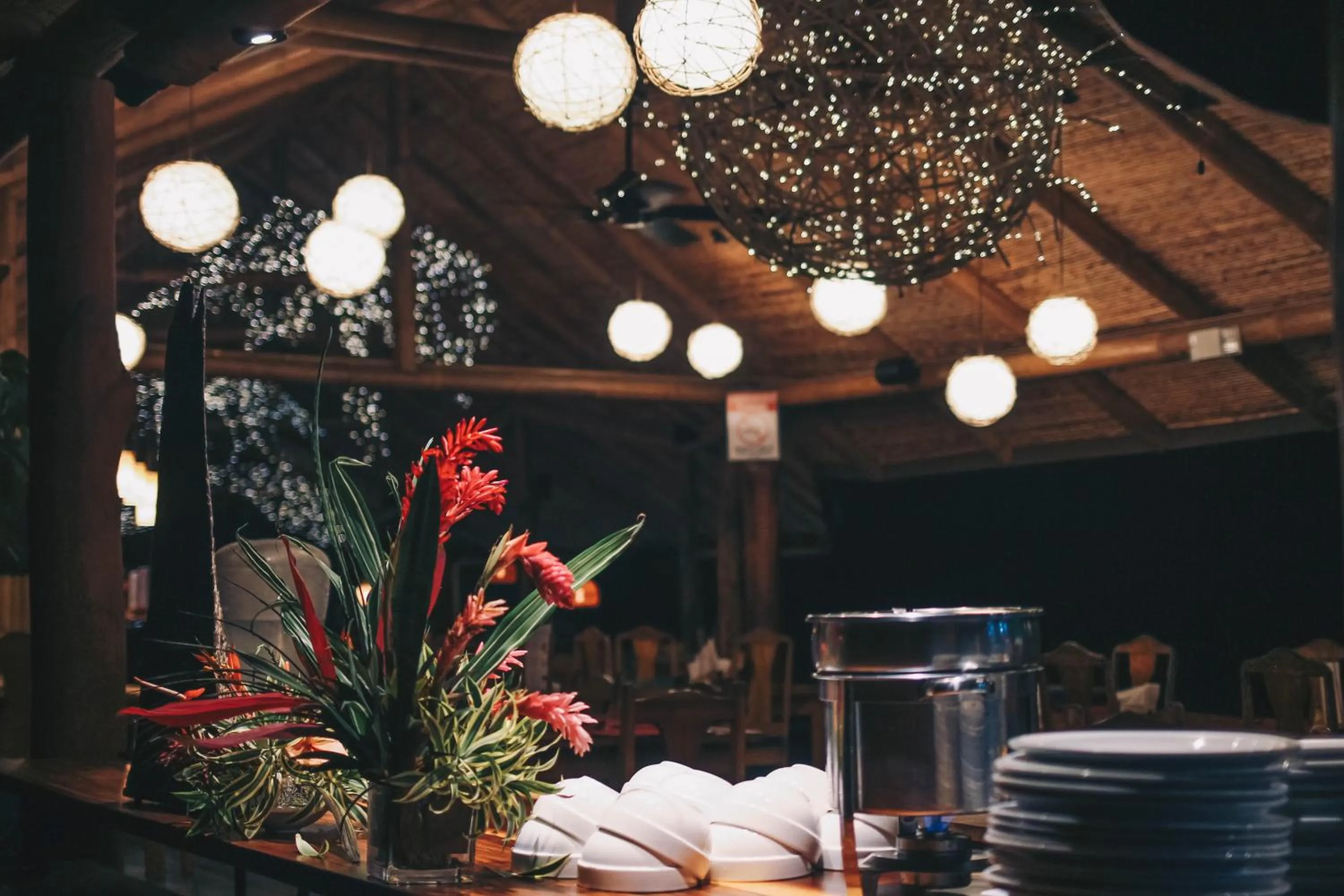 Restaurant/places to eat in Finca Luna Nueva Lodge