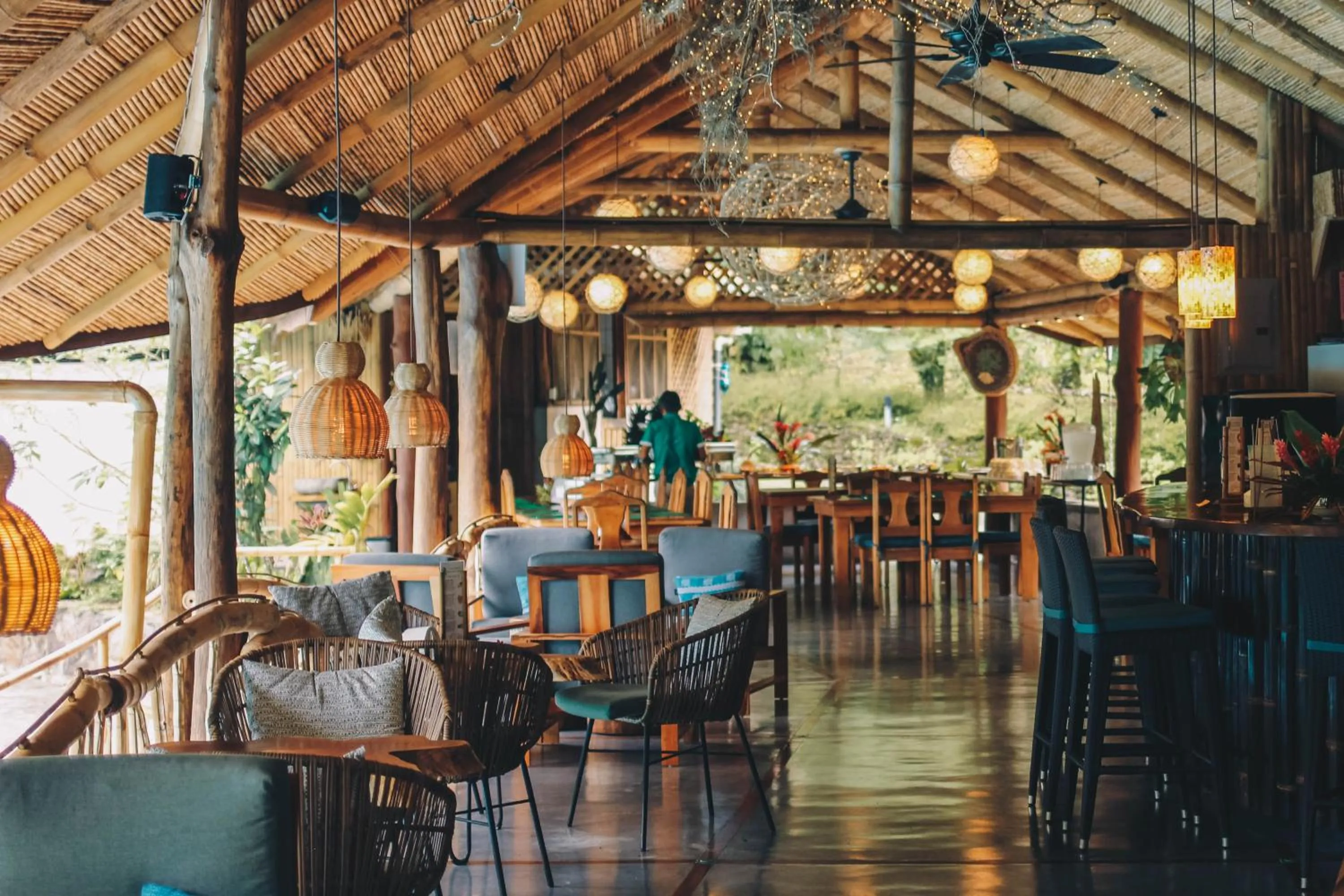Restaurant/places to eat in Finca Luna Nueva Lodge