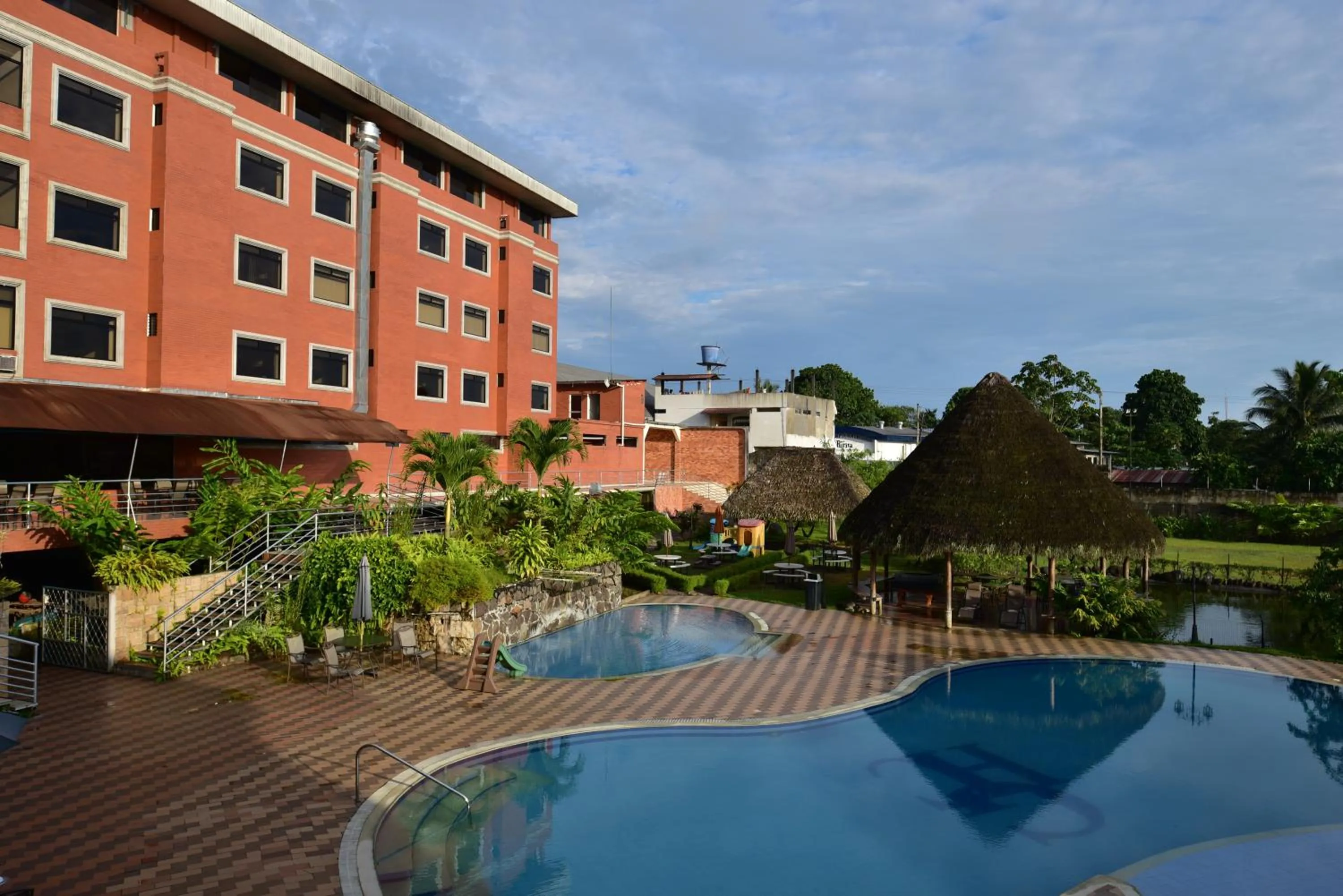 Swimming pool in Gran Hotel De Lago - El Coca