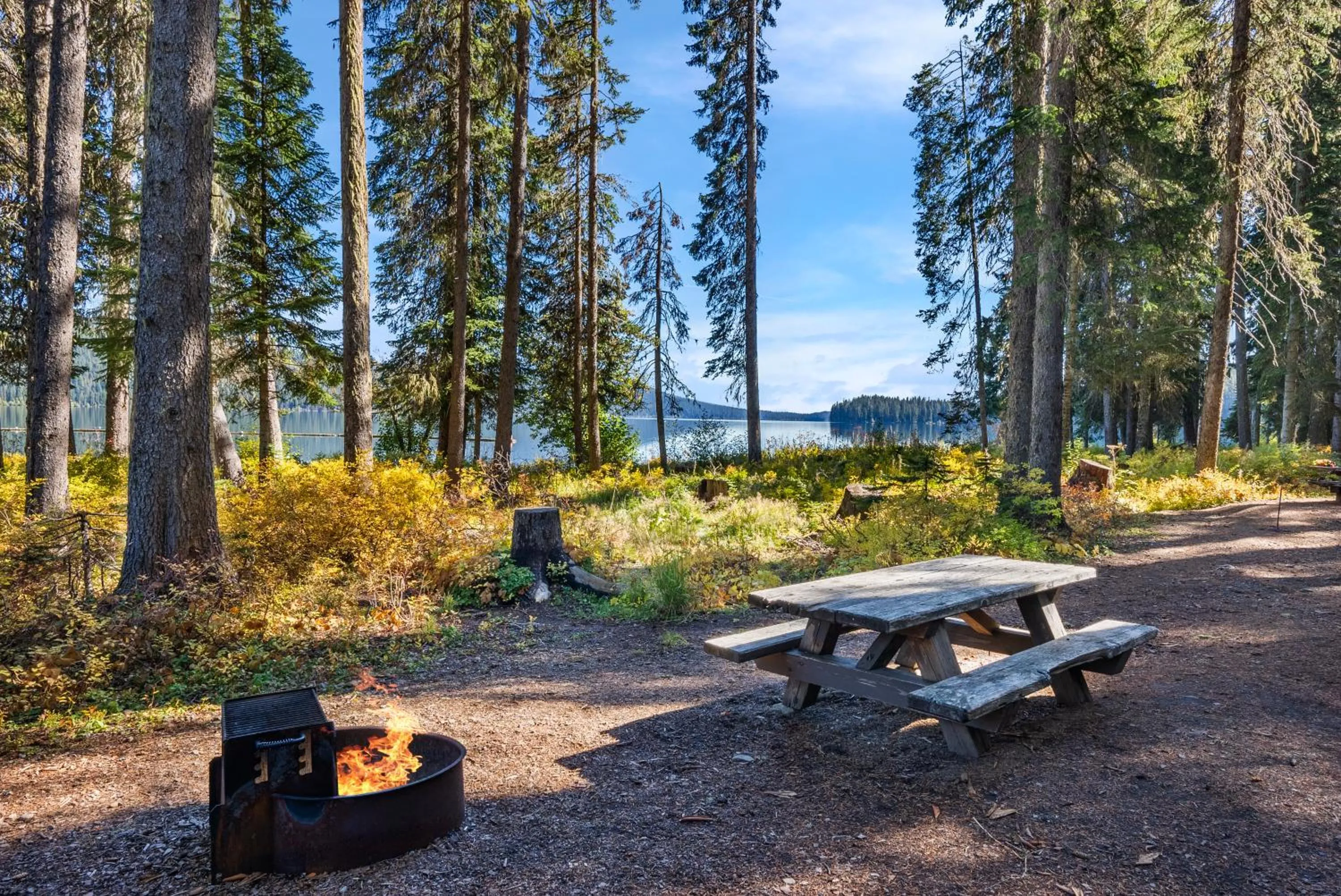 Seating area in Shelter Cove Resort & Marina