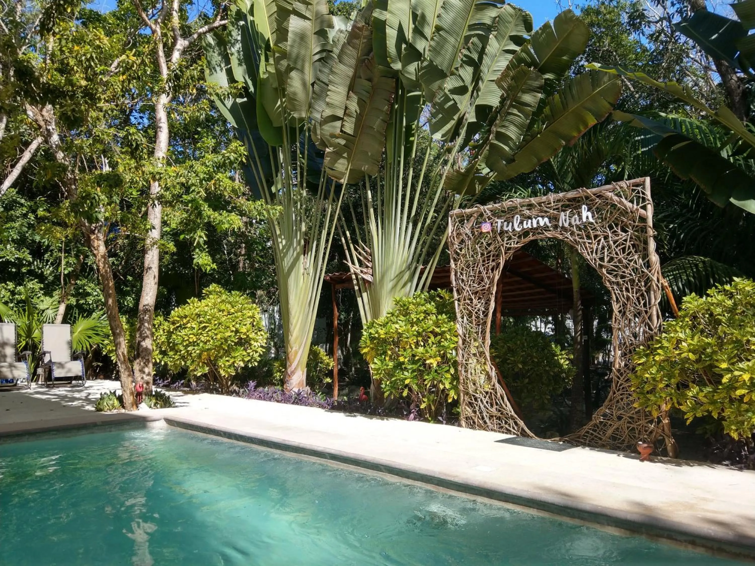 Swimming pool in Tulum Nah
