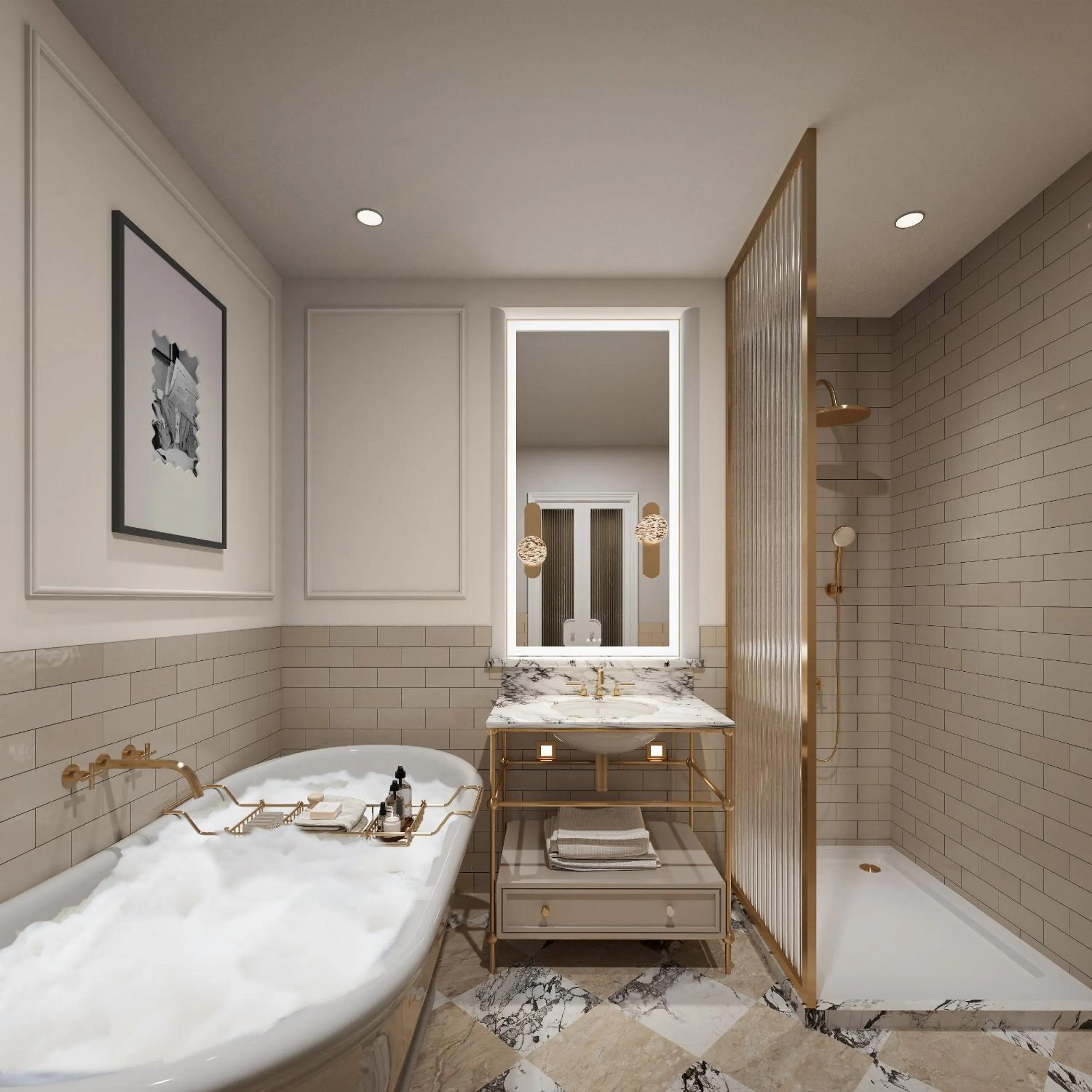 Bathroom in King Street Townhouse Hotel & Spa