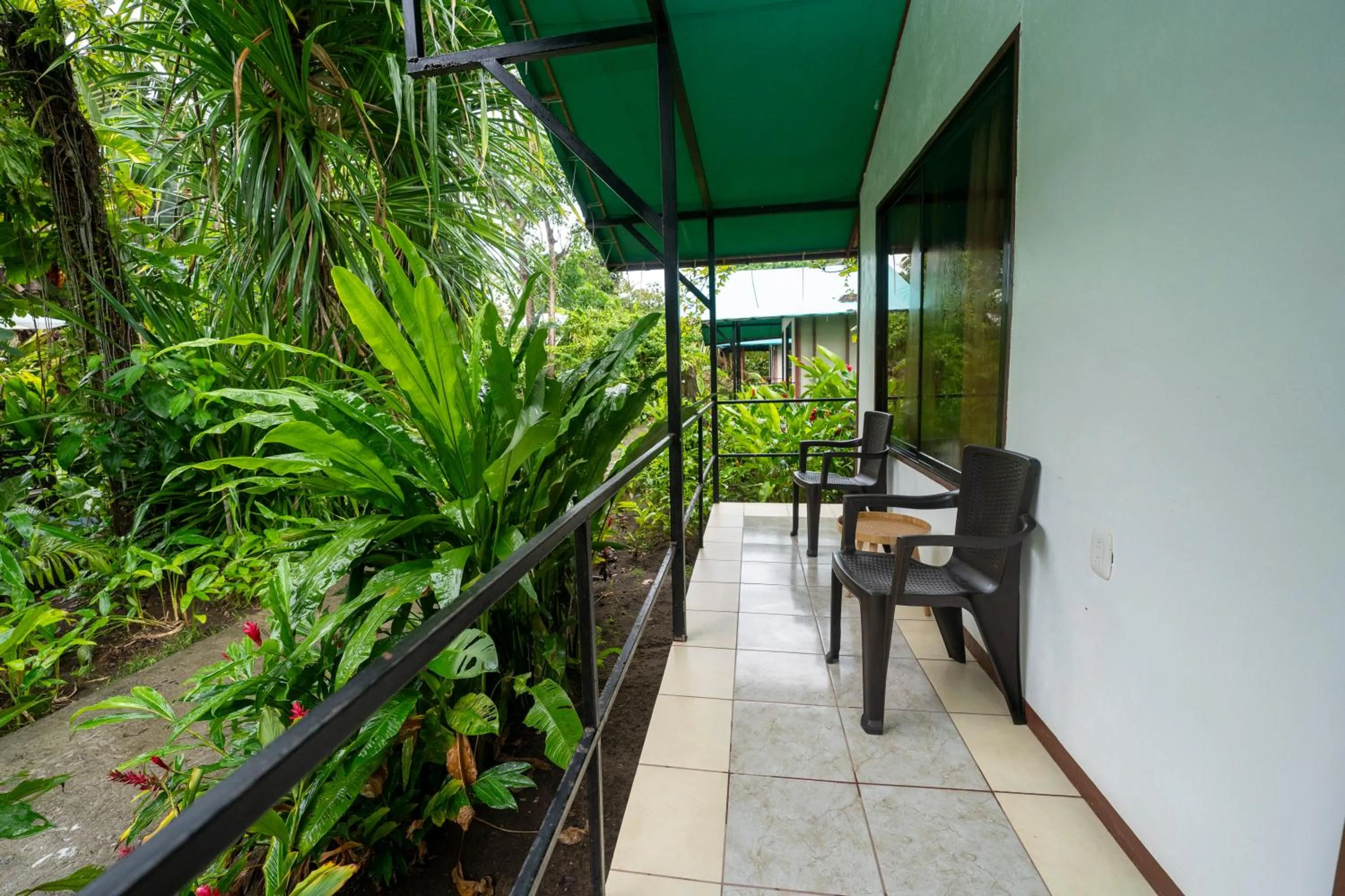 Patio in Hotel Tortuguero Beachfront
