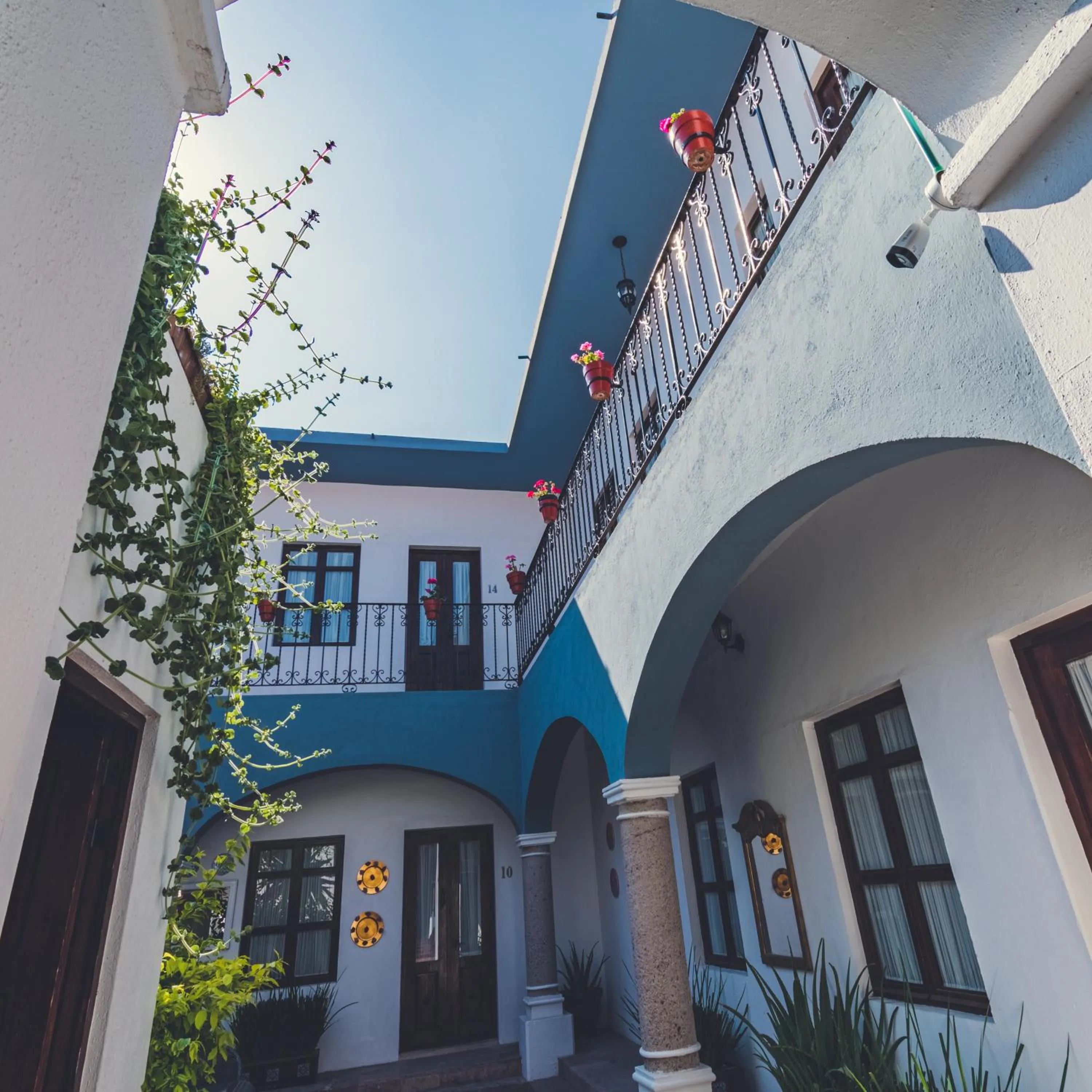 Inner courtyard view in Hotel Boutique Casa Altamira
