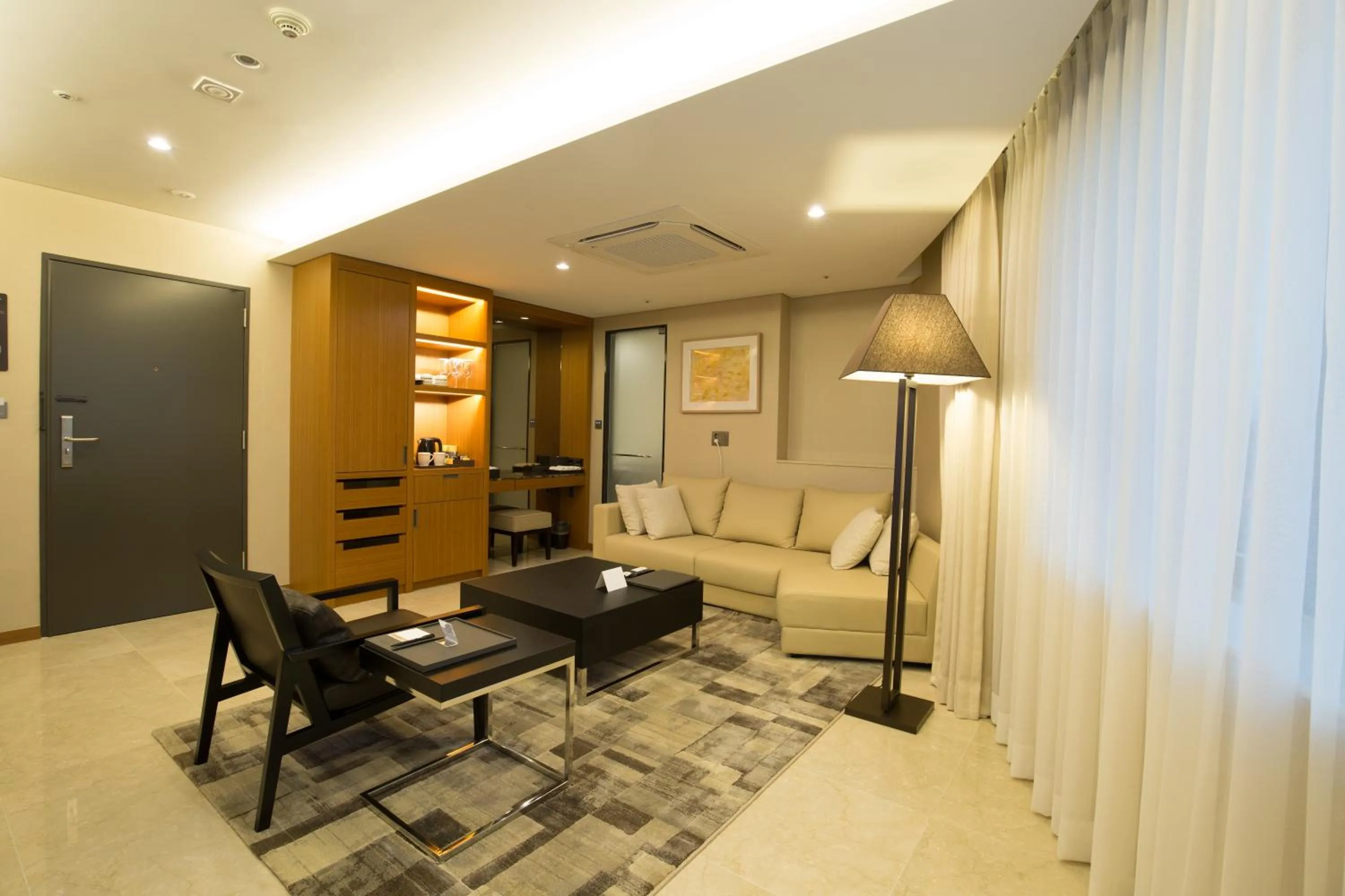 Living room in Shin Shin Hotel Jeju Airport