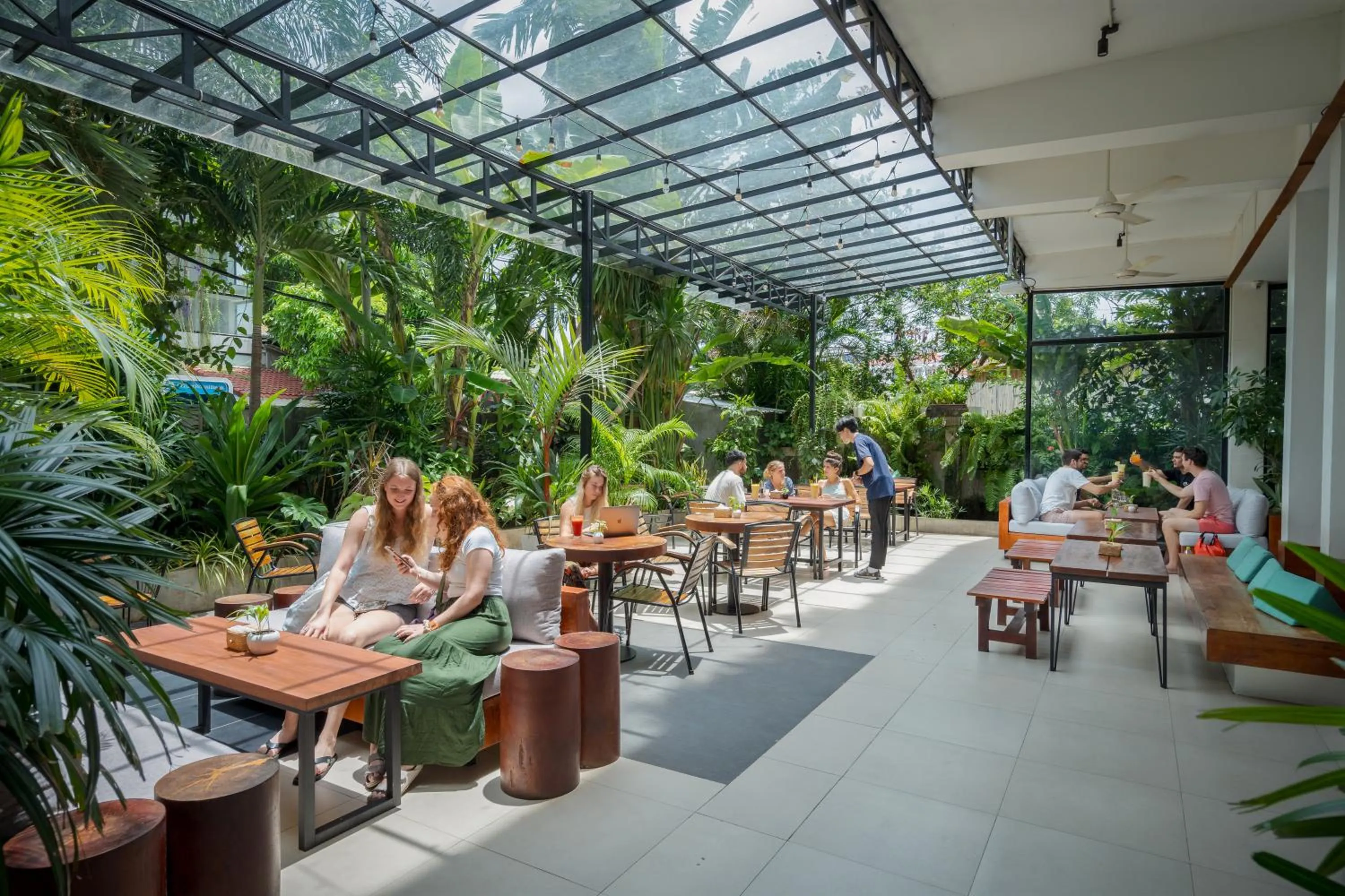 Patio in Onederz Siem Reap