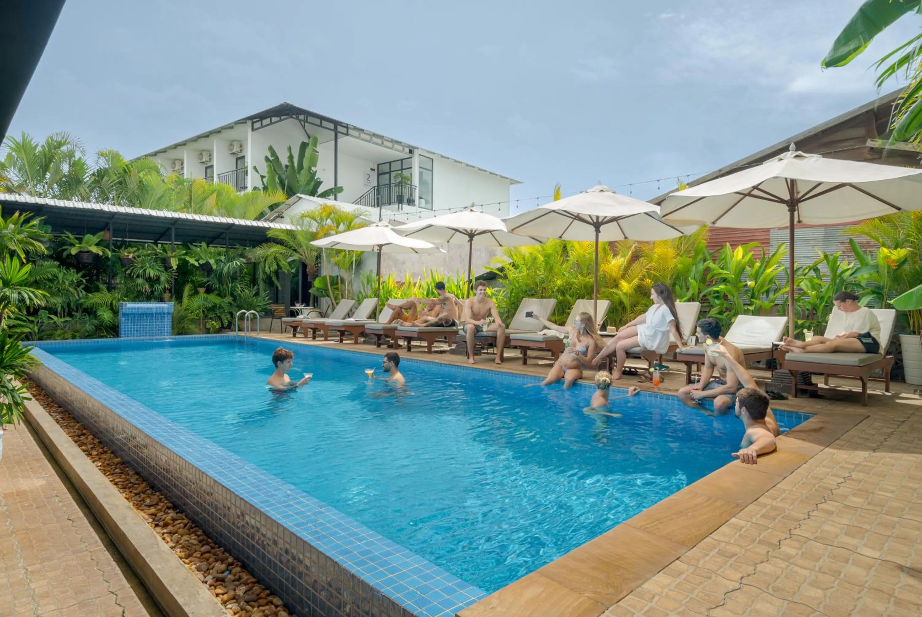 Patio in Onederz Siem Reap