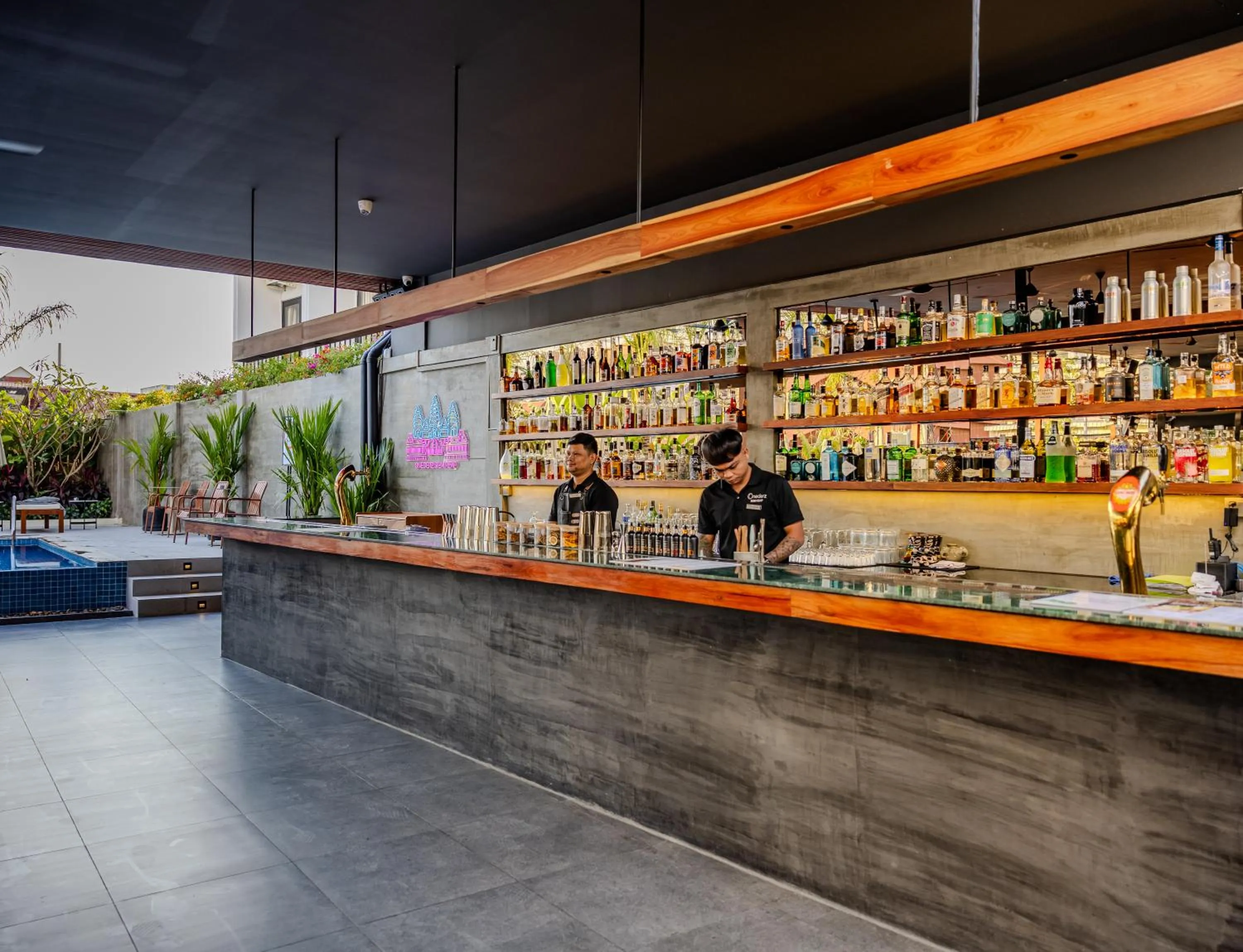 Lounge or bar in Onederz Siem Reap