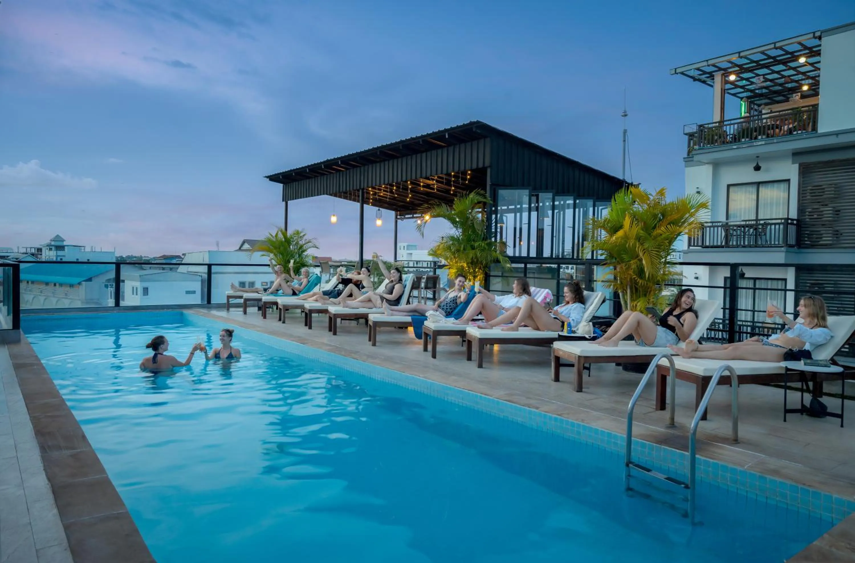 Lounge or bar in Onederz Siem Reap