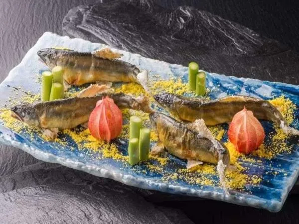 Food close-up in Shiobara Onsen Yama no Yado Shimofujiya