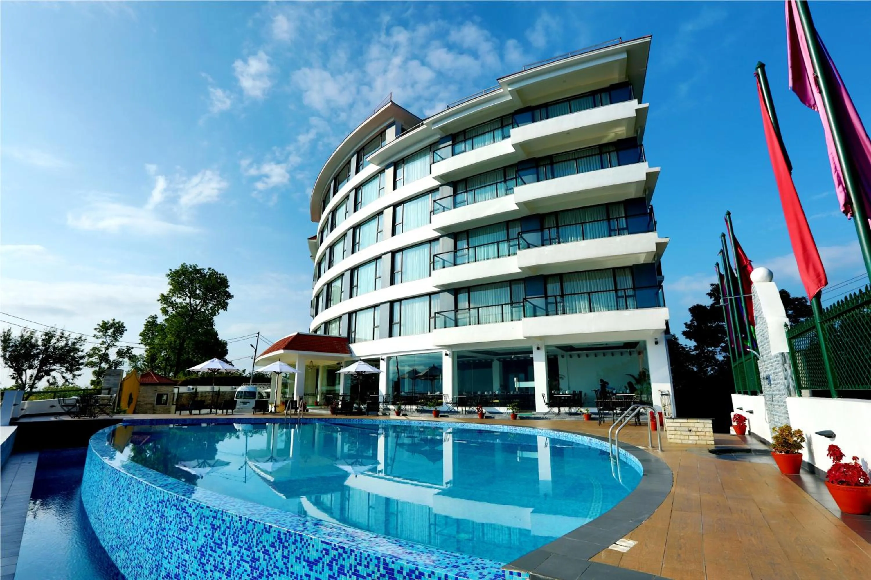 Property building in Himalayan Front Hotel by KGH Group