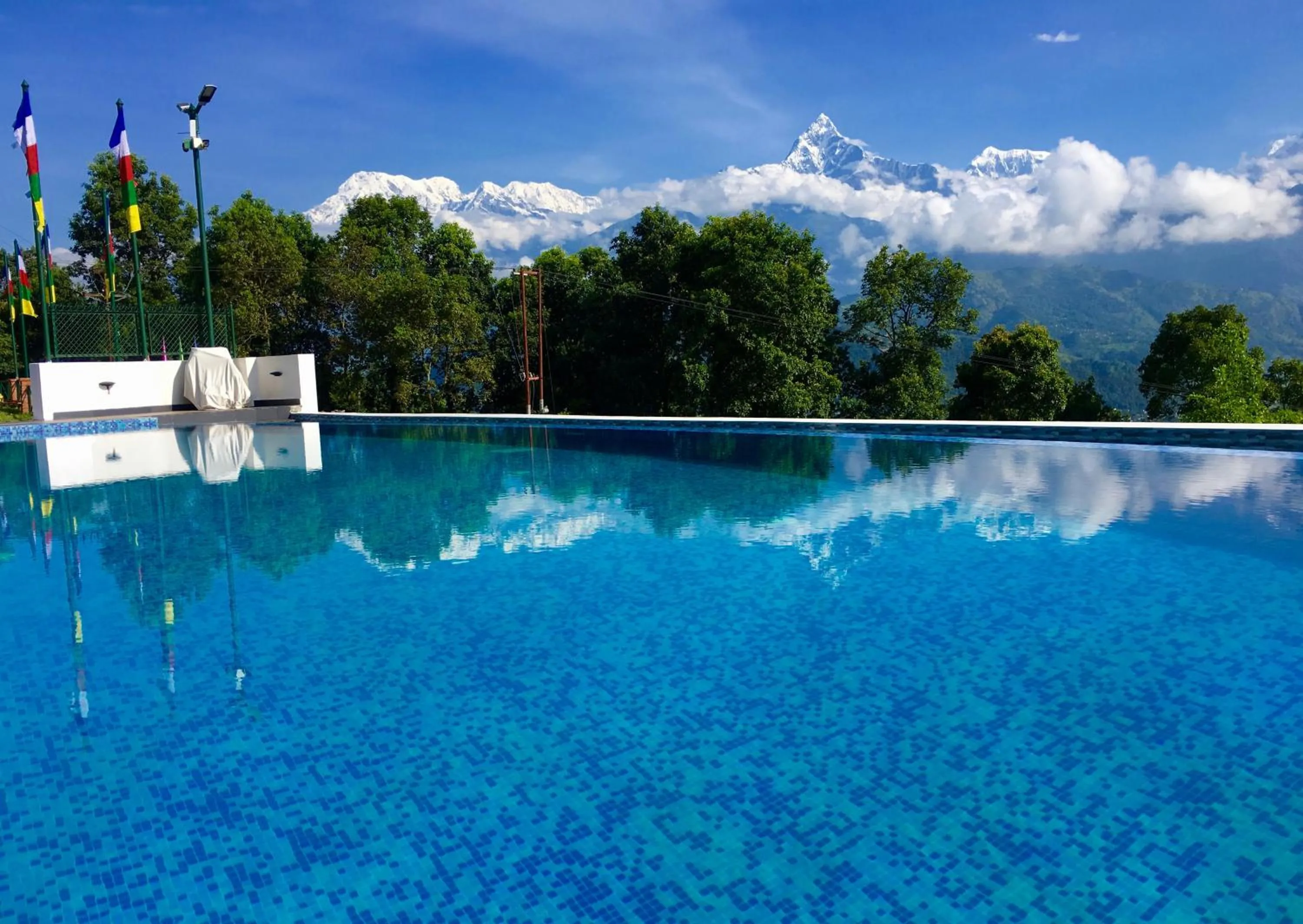 Swimming pool in Himalayan Front Hotel by KGH Group