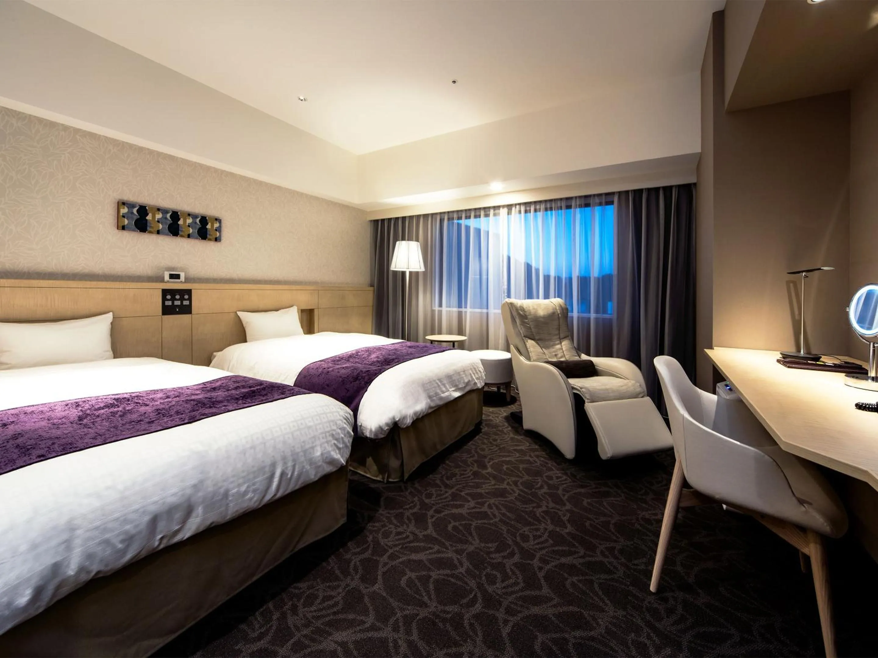 Bedroom, Bed in Daiwa Roynet Hotel Matsuyama