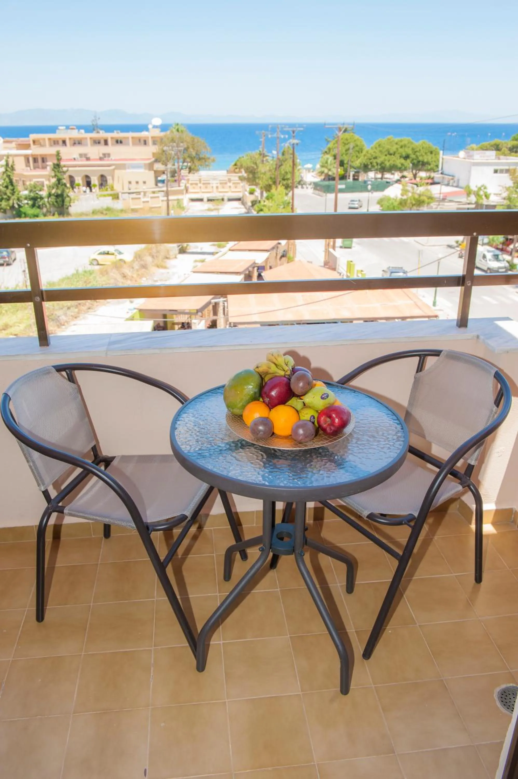 Balcony/Terrace in Heleni Beach Hotel