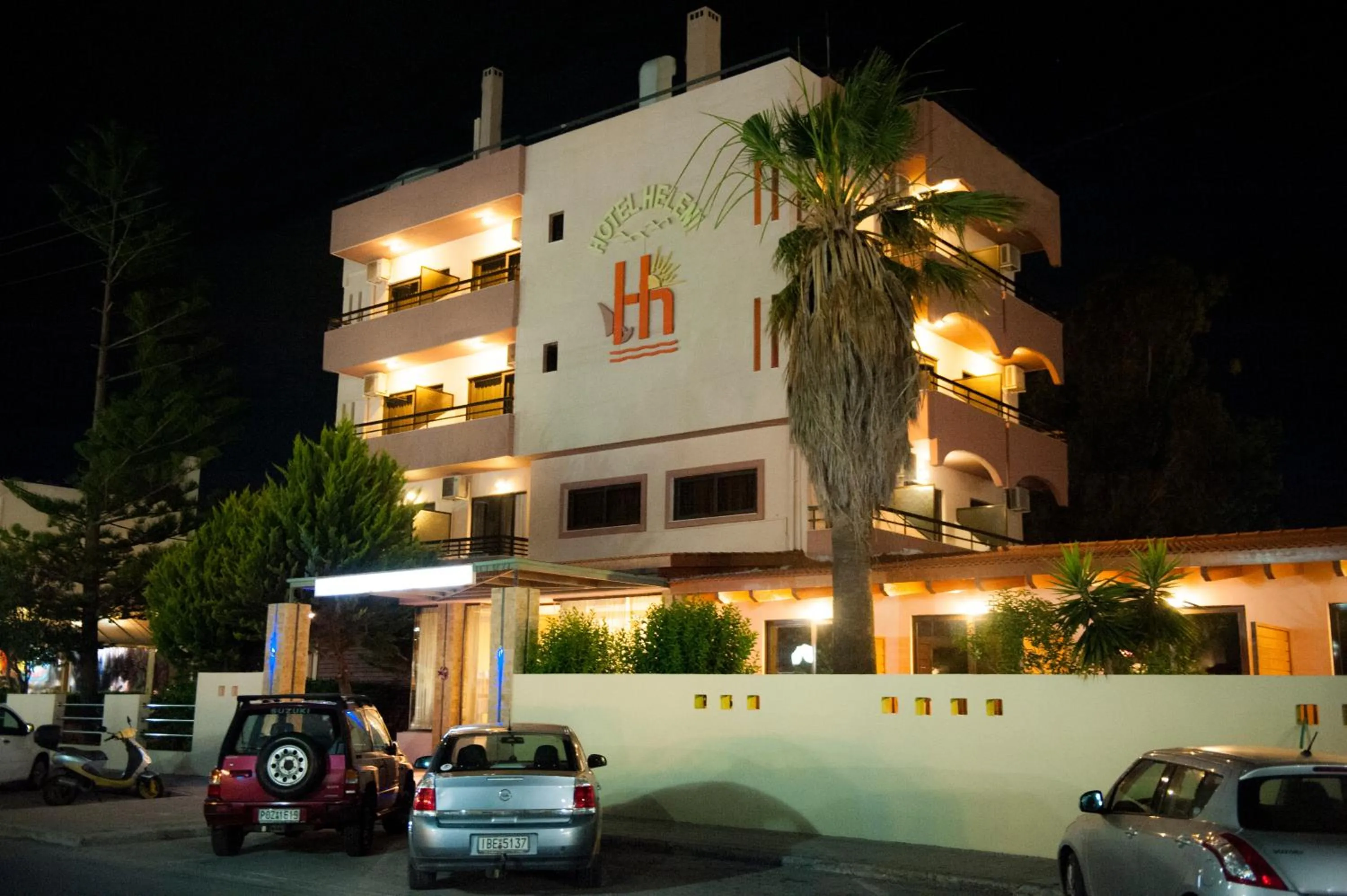 Facade/entrance in Heleni Beach Hotel