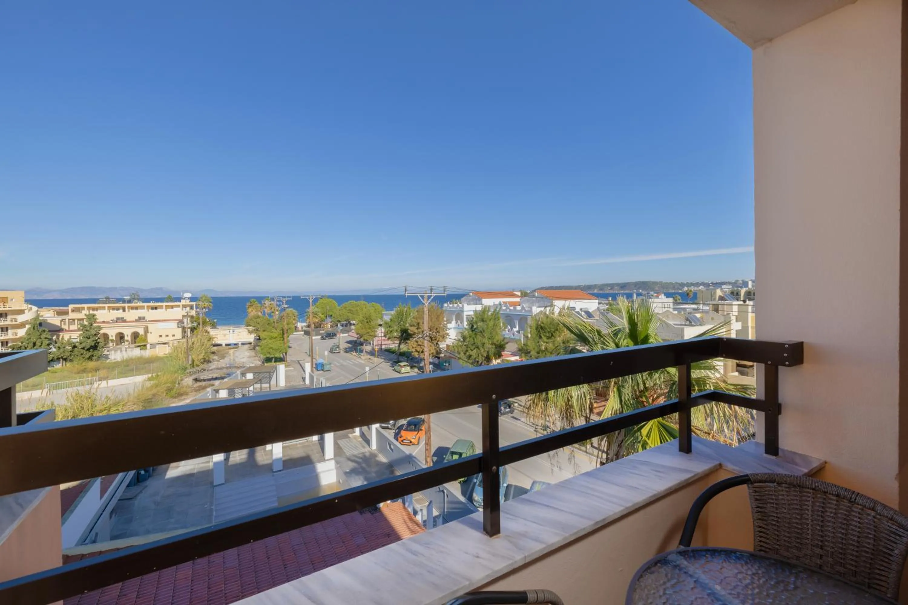 Balcony/Terrace in Heleni Beach Hotel
