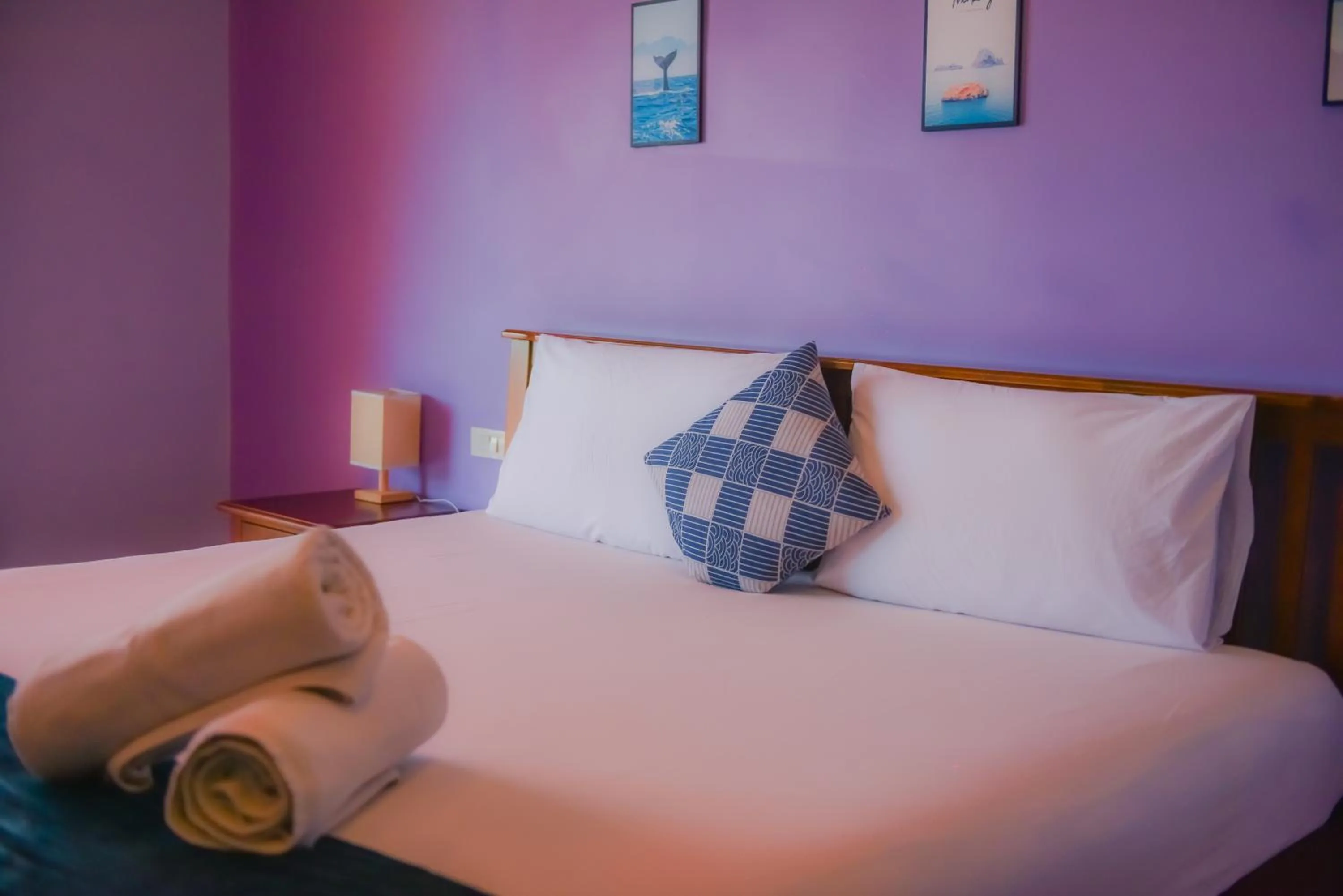 Bed in Patumnak Beach Guesthouse