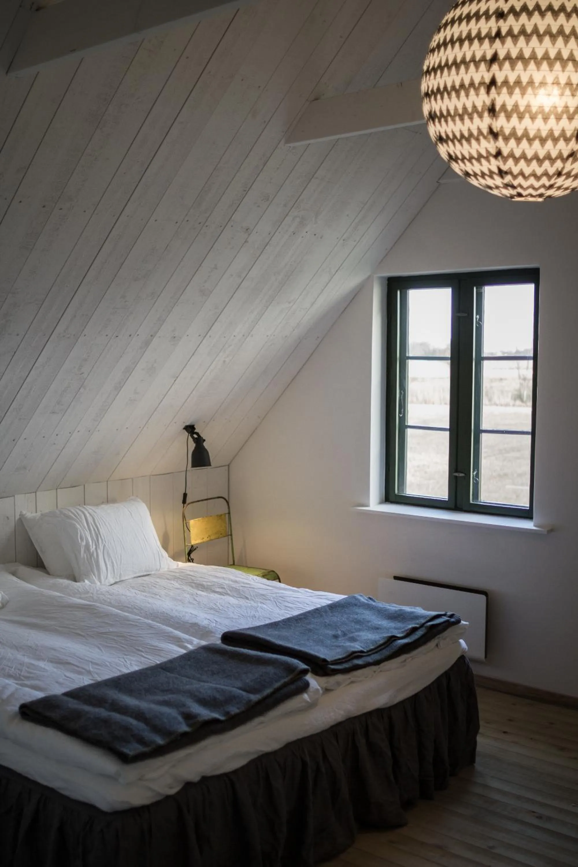 Bed in Fröken Hjorts Bed and Breakfast