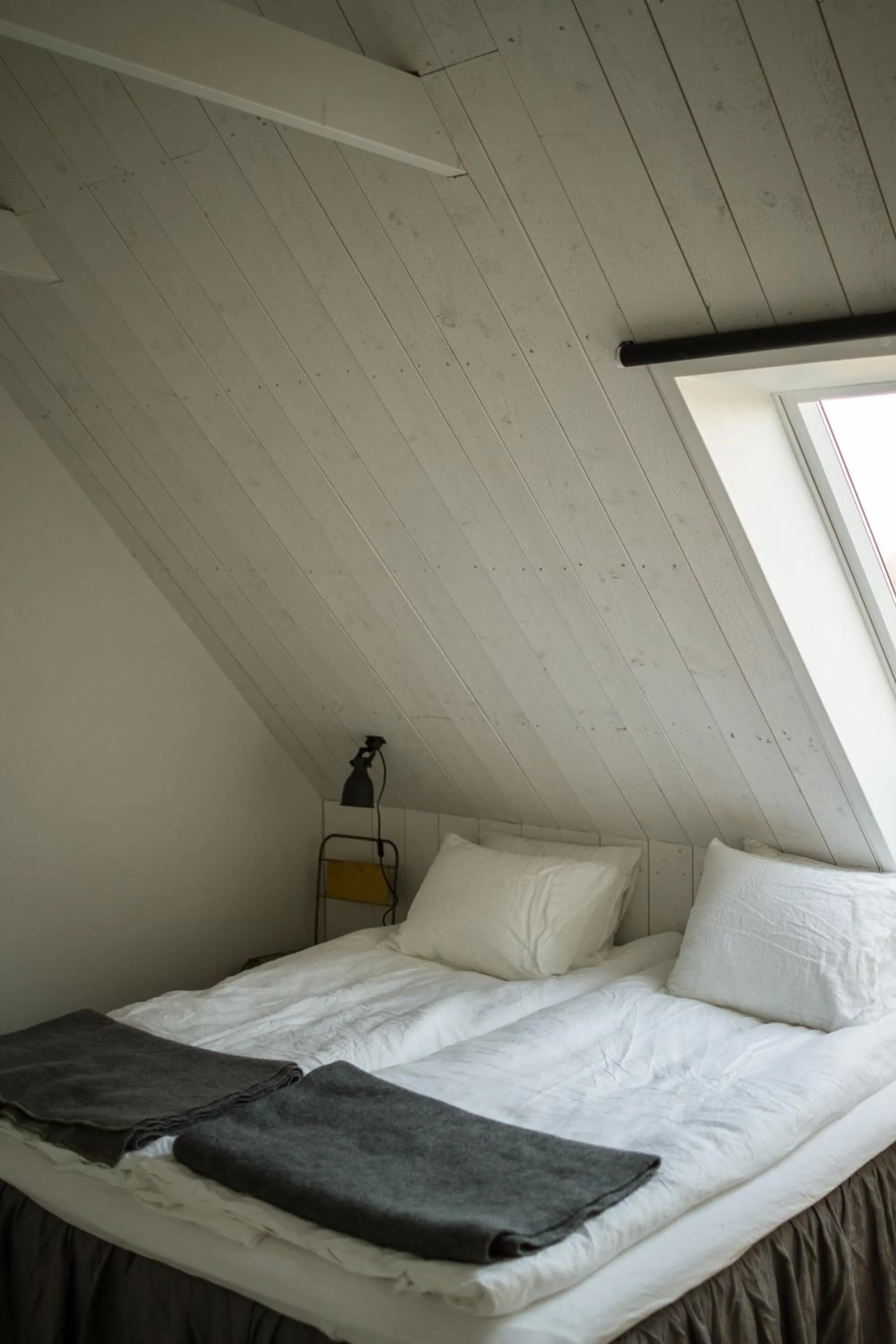 Bed in Fröken Hjorts Bed and Breakfast