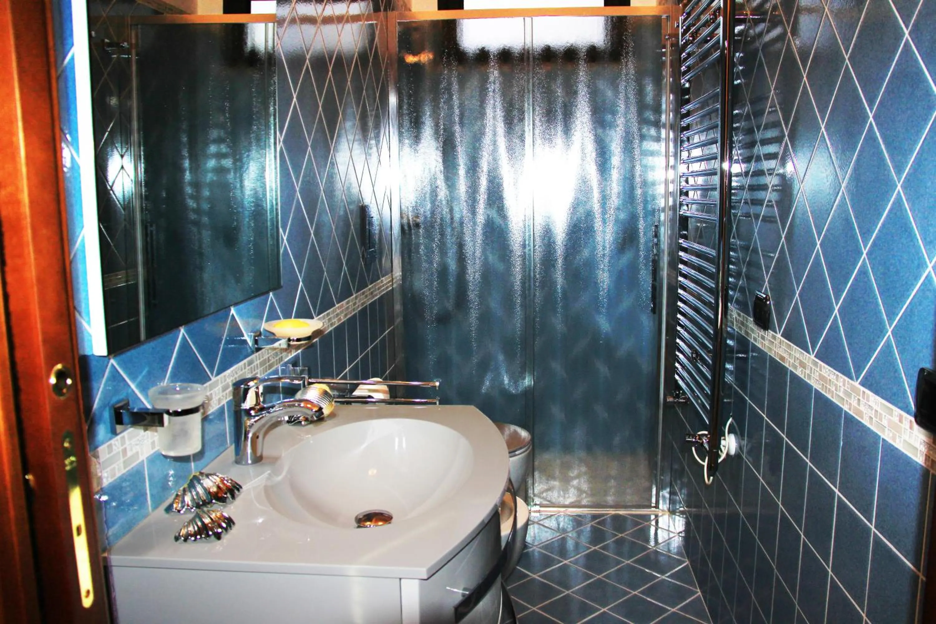 Bathroom in B&B La Piccola Oasi