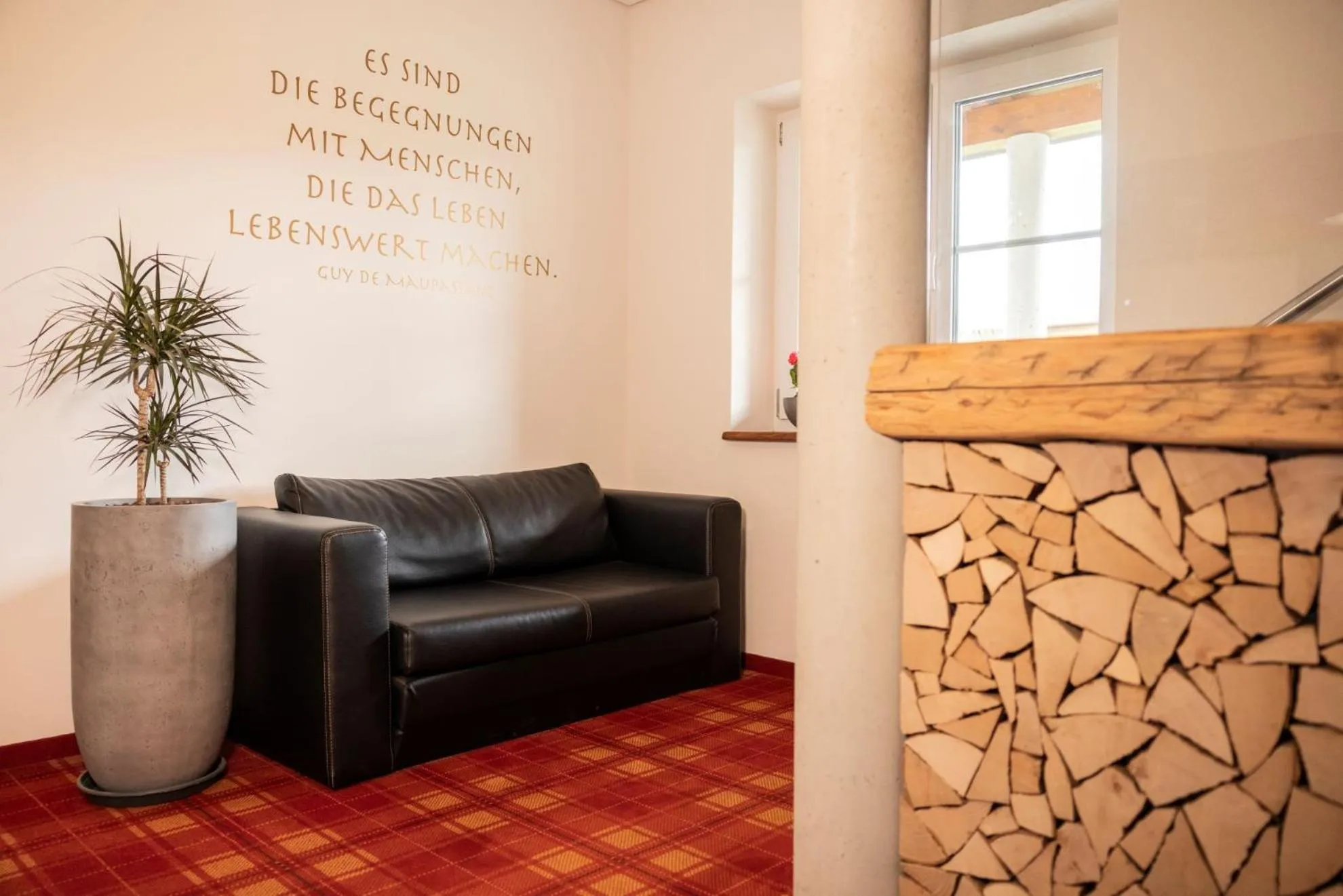 Seating area in Gasthaus Amboss