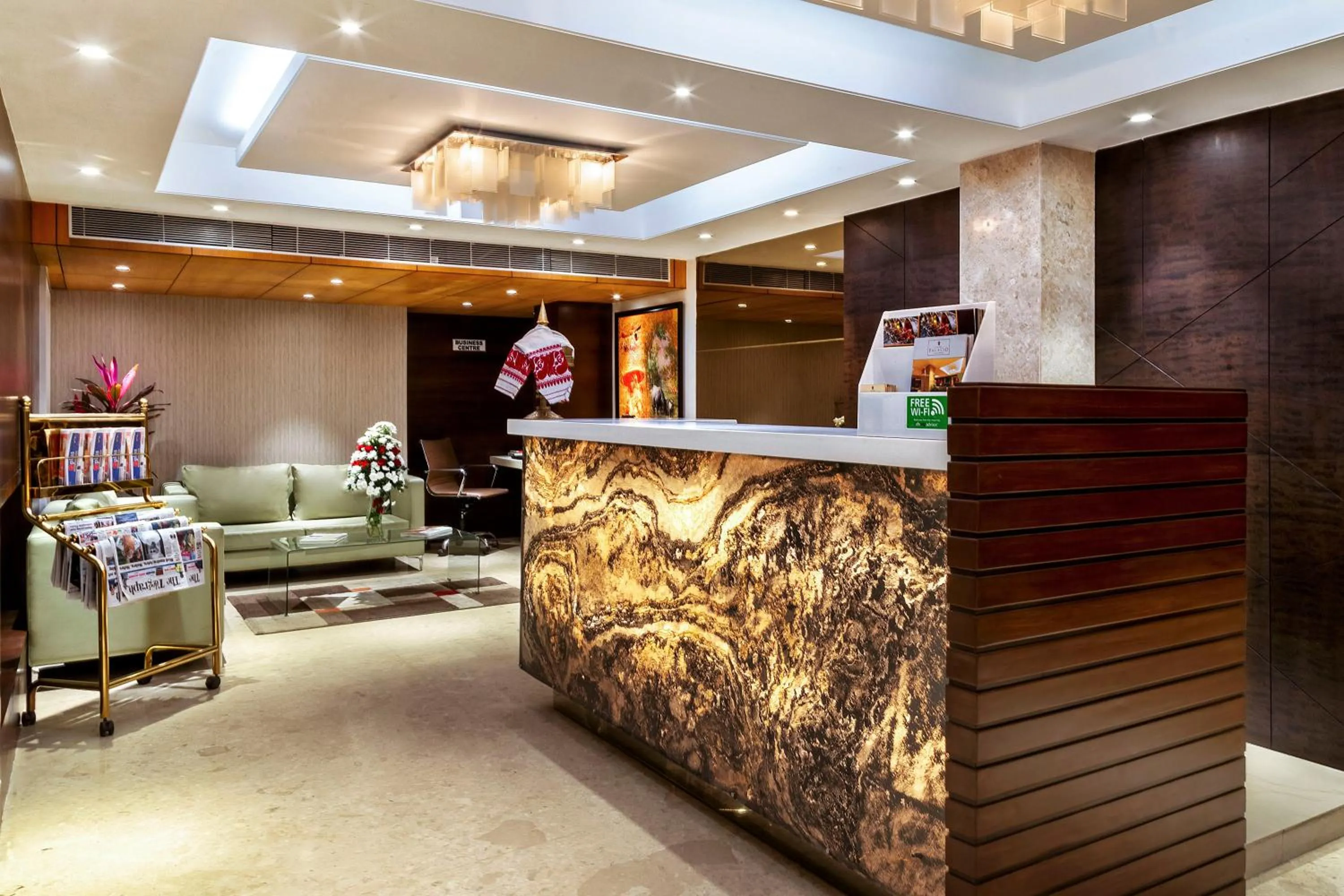 Lobby or reception in Hotel Palacio