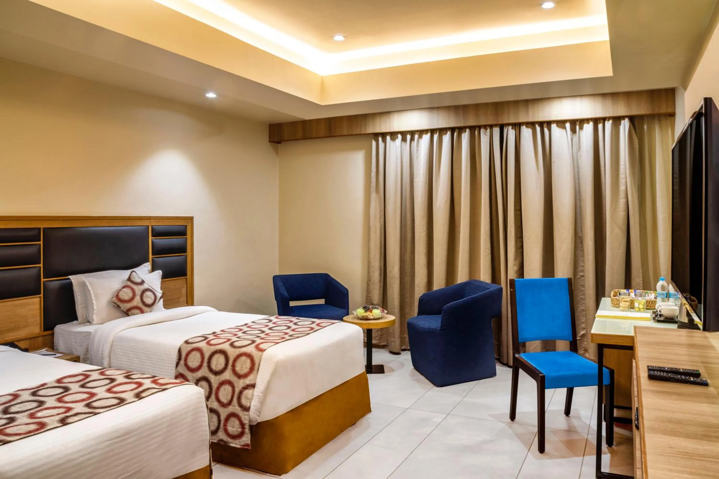 Bed in Hotel Palacio