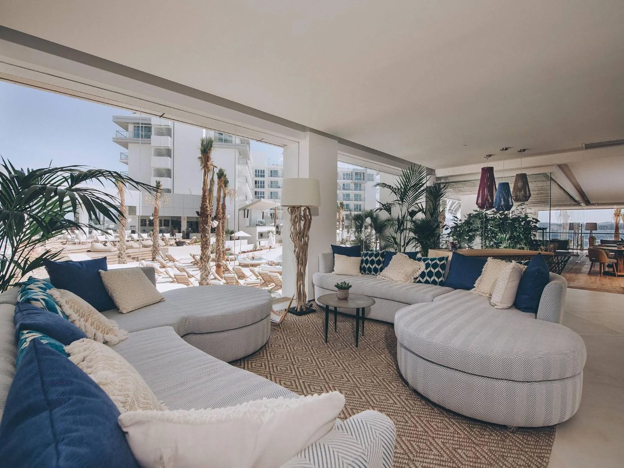 Seating area in Amàre Beach Hotel Ibiza - Adults Recommended