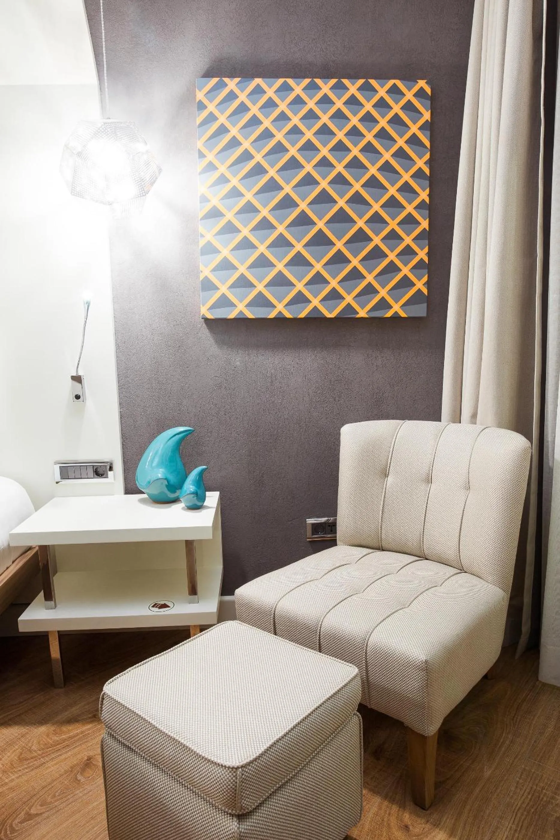 Decorative detail in Maroon Hotel Pera