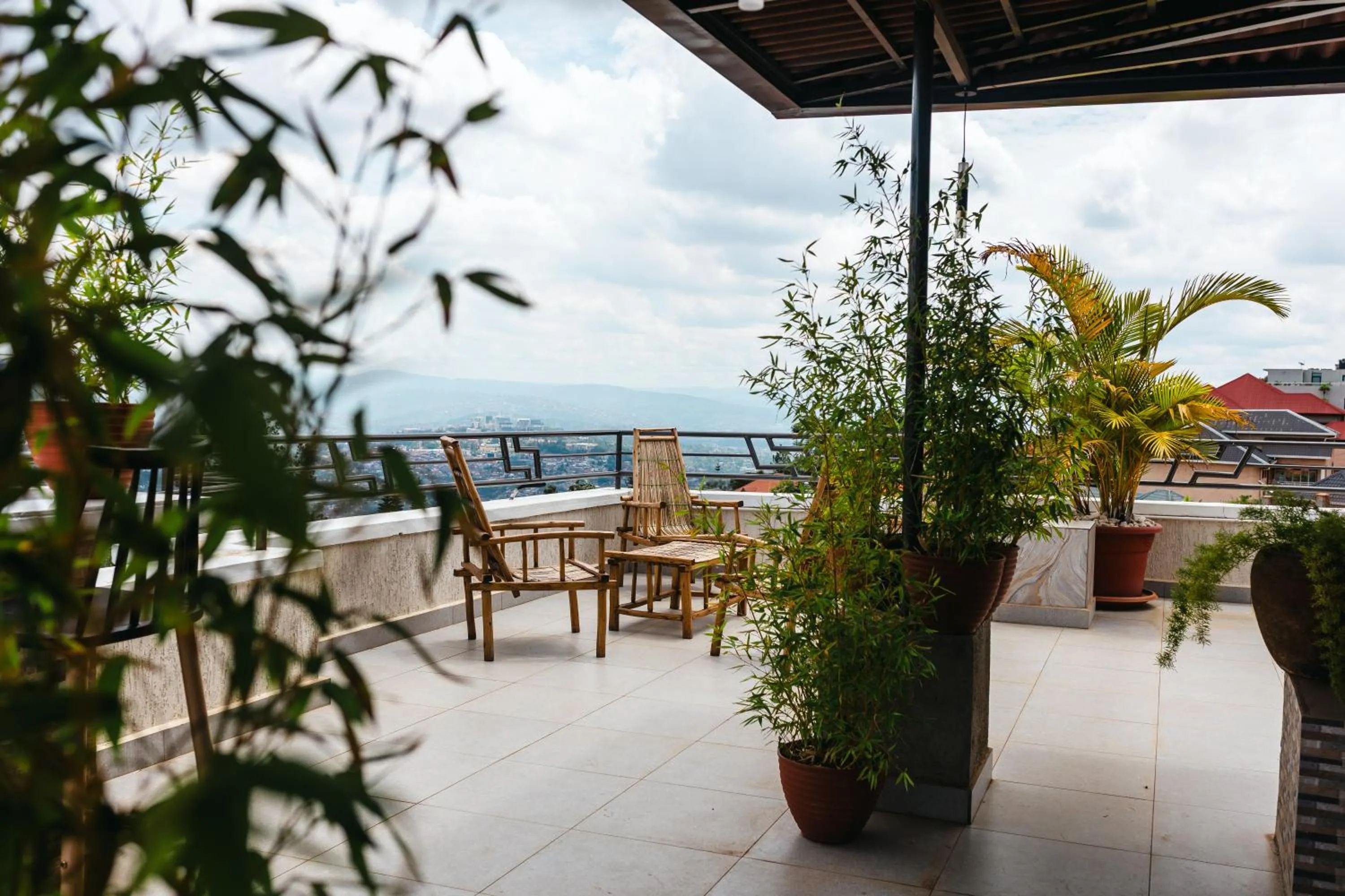 Balcony/Terrace in Rooftop View Apartments Rebero