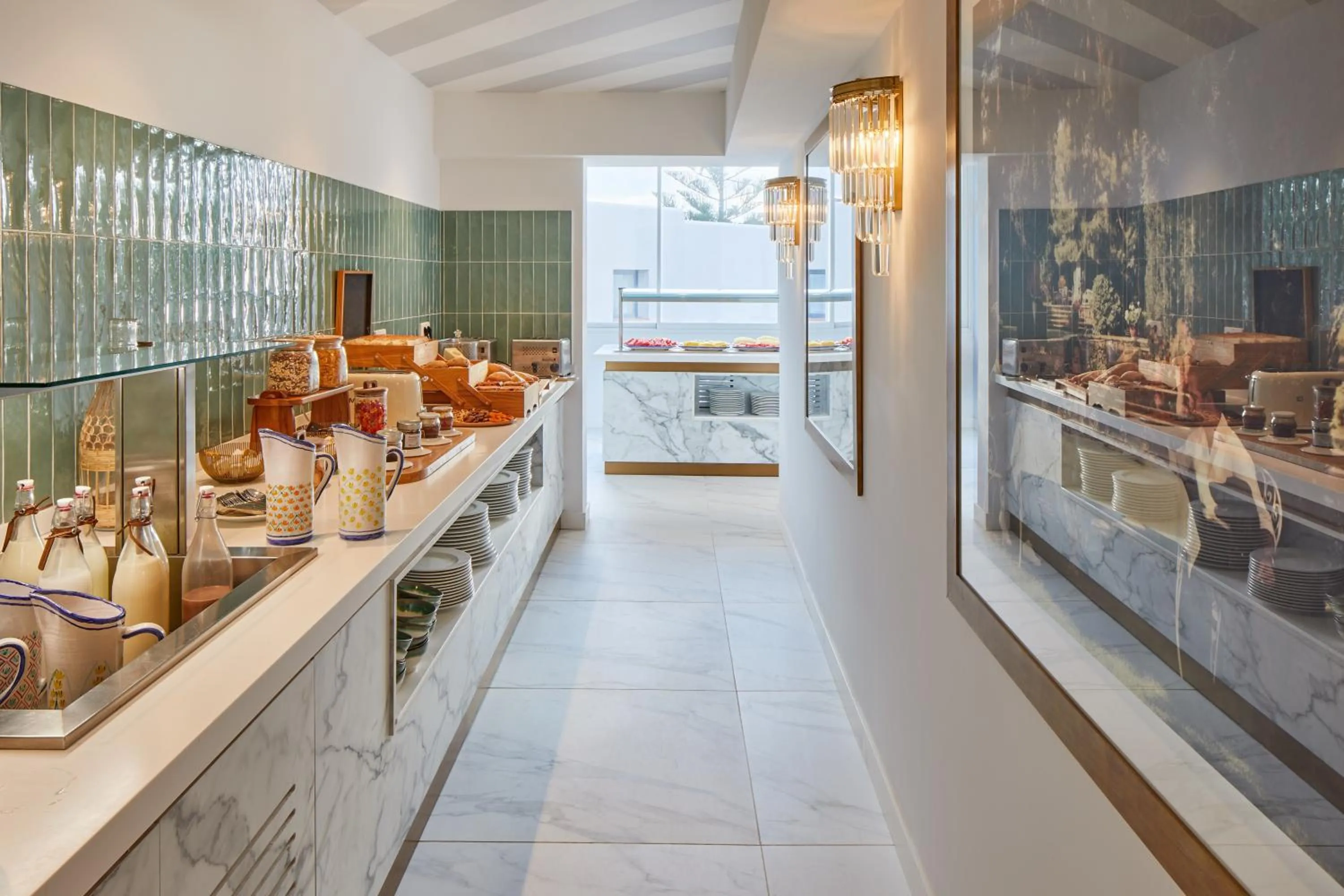 Buffet breakfast in Palladium Hotel Don Carlos