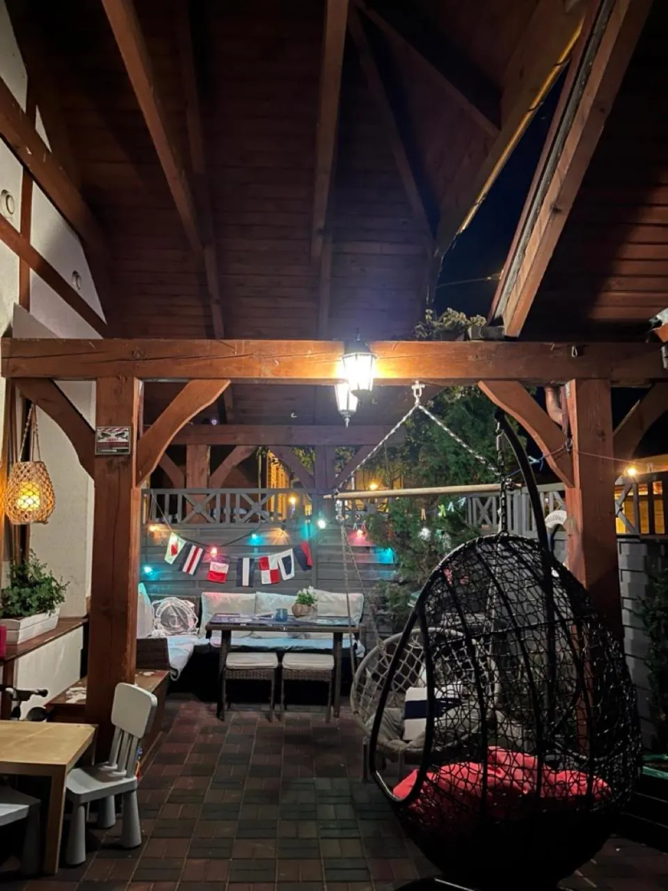 Seating area in Willa Klara