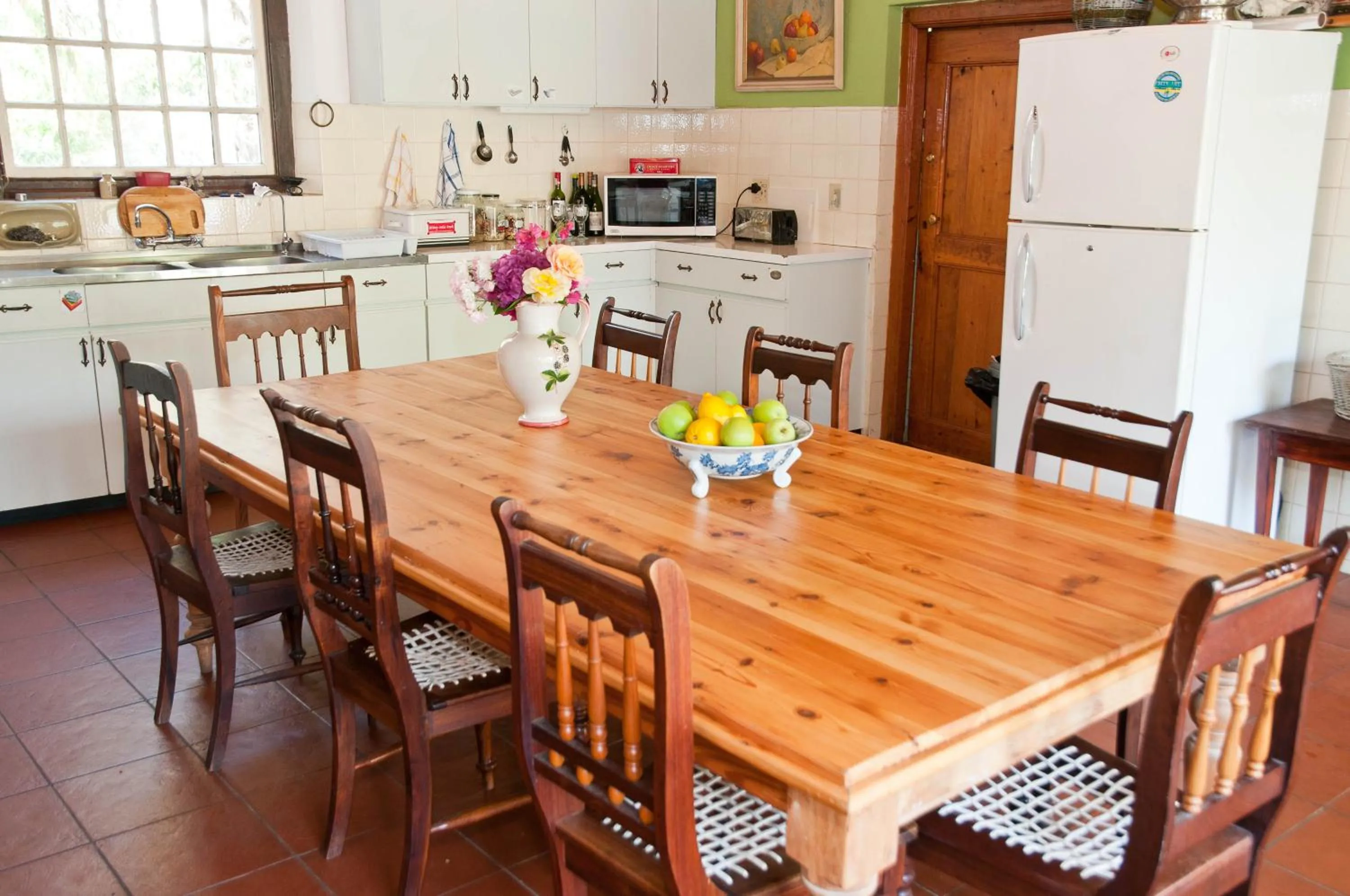 Communal kitchen in Wittedrift Manor House