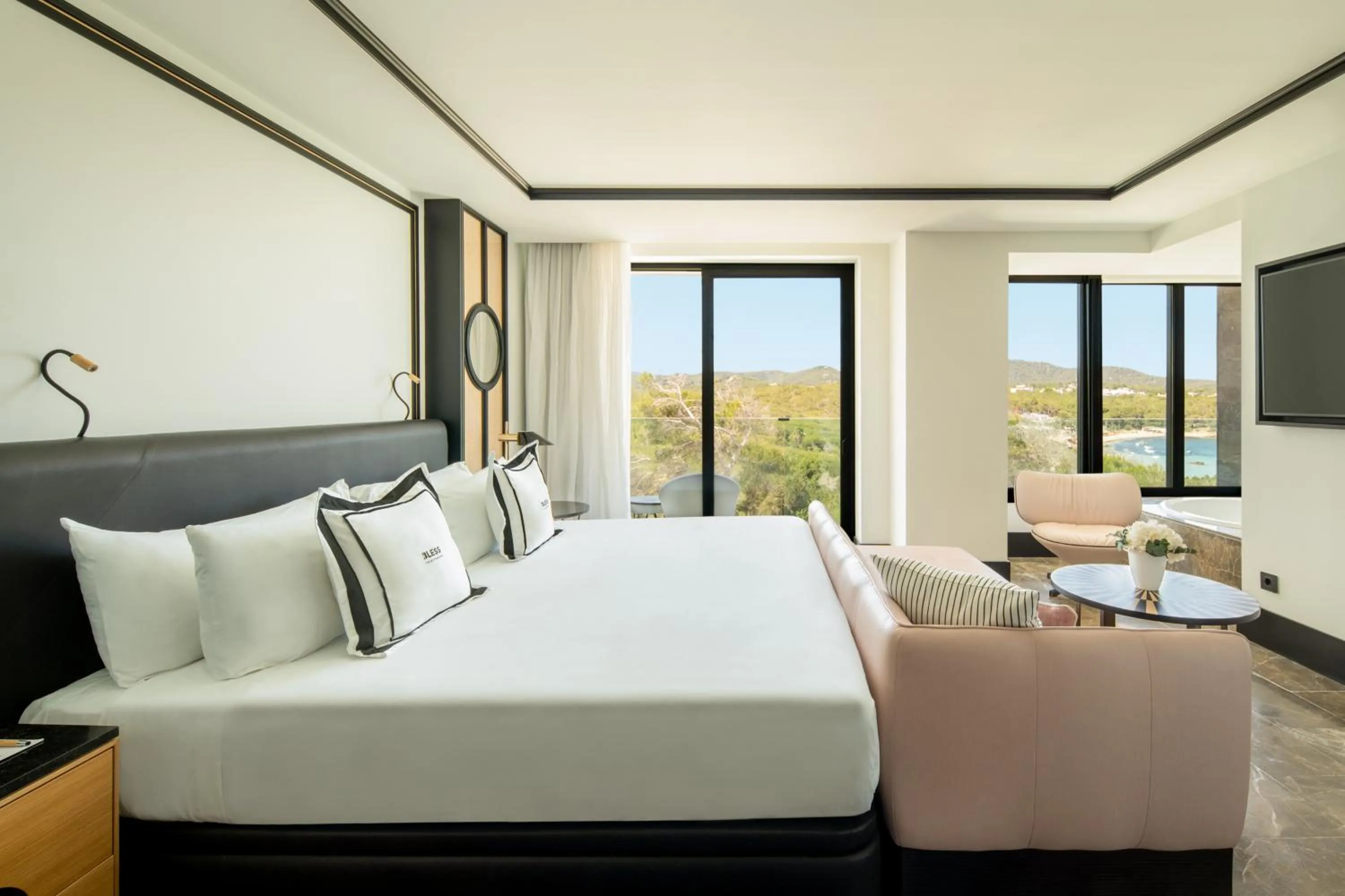 Bedroom, Bed in BLESS Hotel Ibiza - The Leading Hotels of The World
