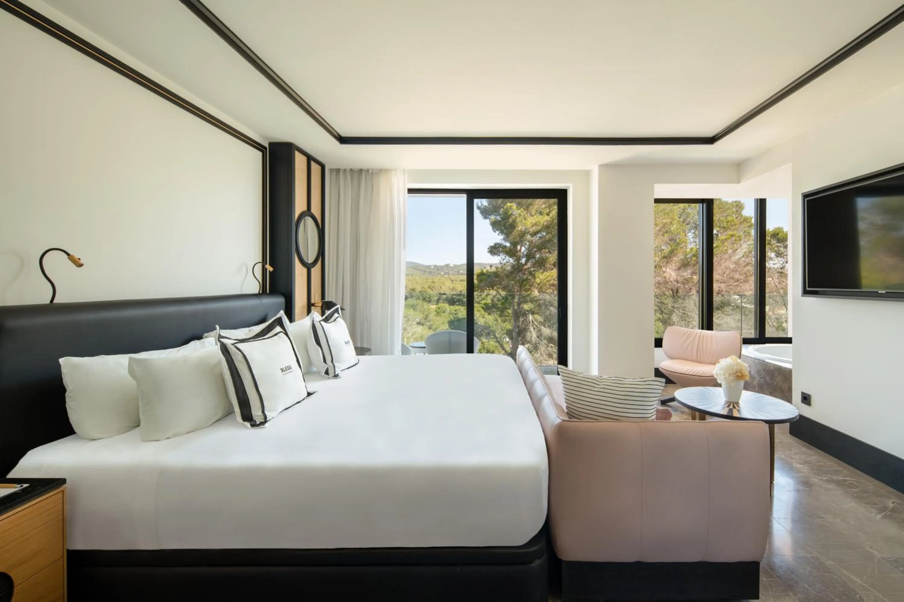 Bedroom, Bed in BLESS Hotel Ibiza - The Leading Hotels of The World