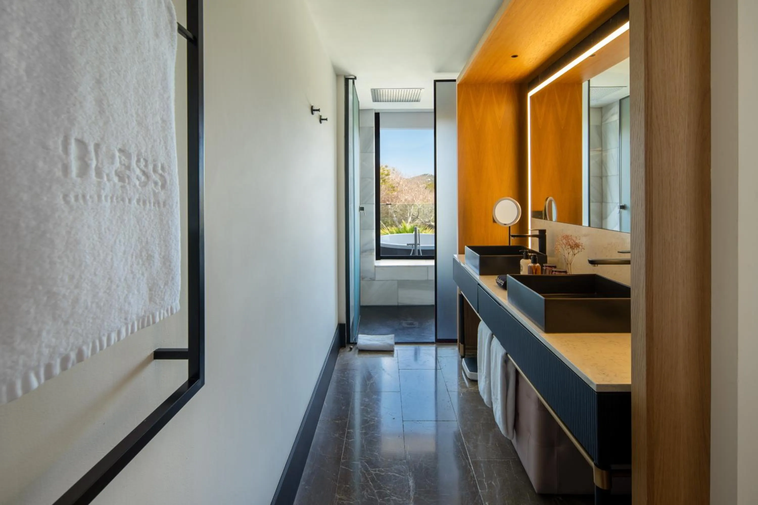 Shower in BLESS Hotel Ibiza - The Leading Hotels of The World