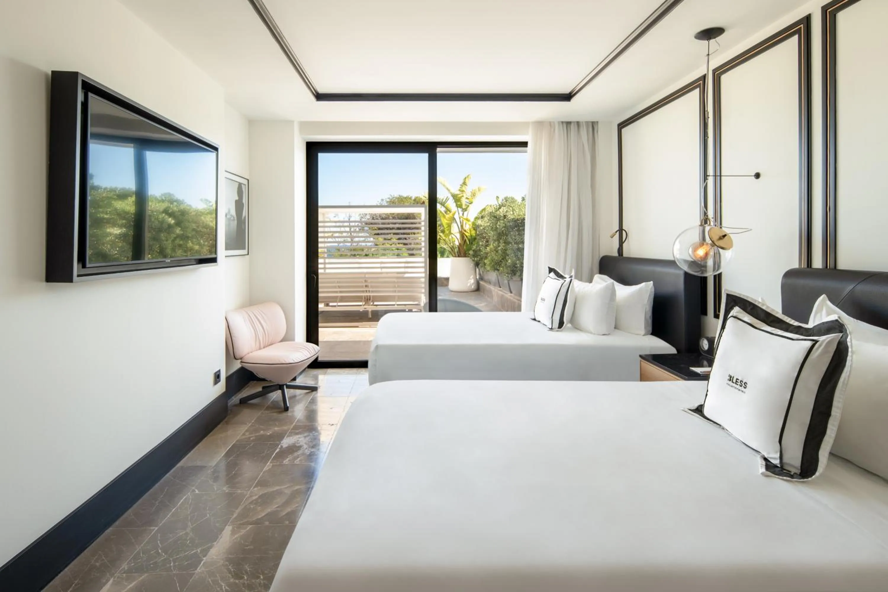 Bedroom, Bed in BLESS Hotel Ibiza - The Leading Hotels of The World