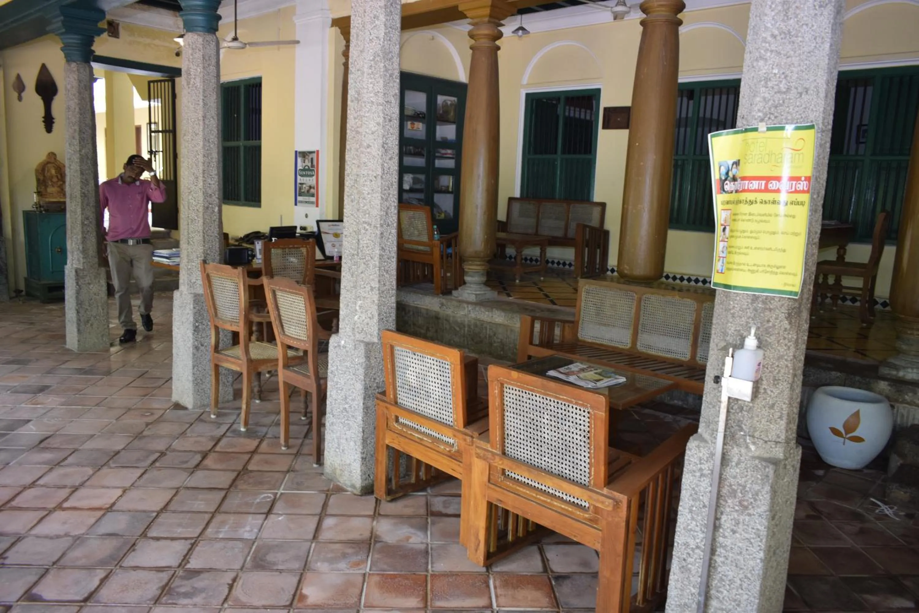 Lobby or reception in Lakshmi Vilas