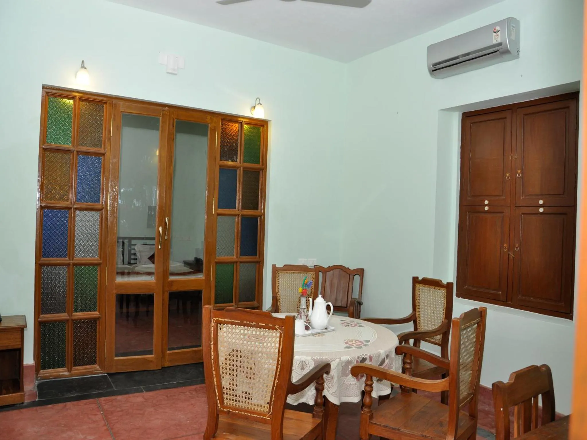 Dining area in Lakshmi Vilas